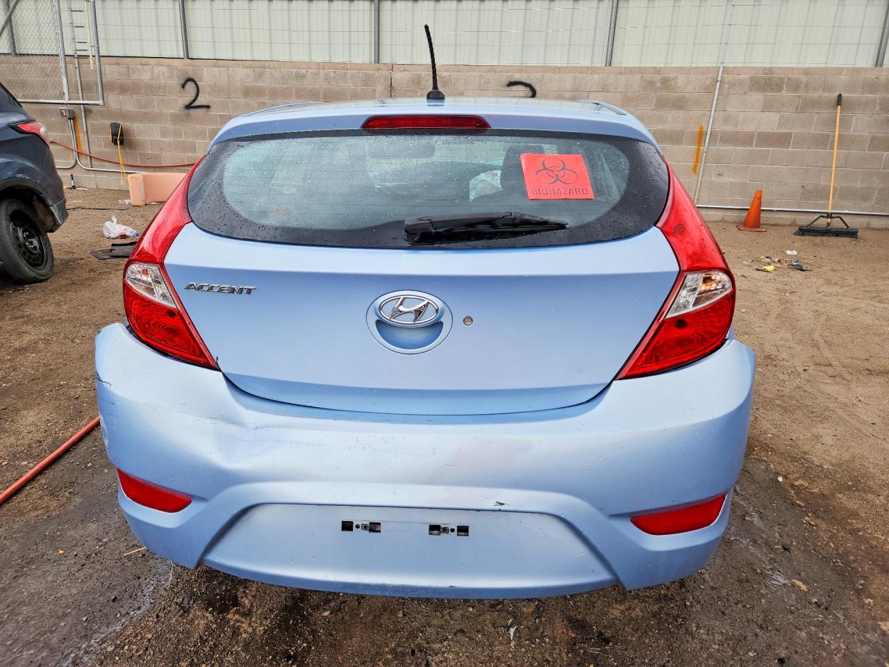 2012 Hyundai Accent Gs Blue vin: KMHCT5AE4CU030705