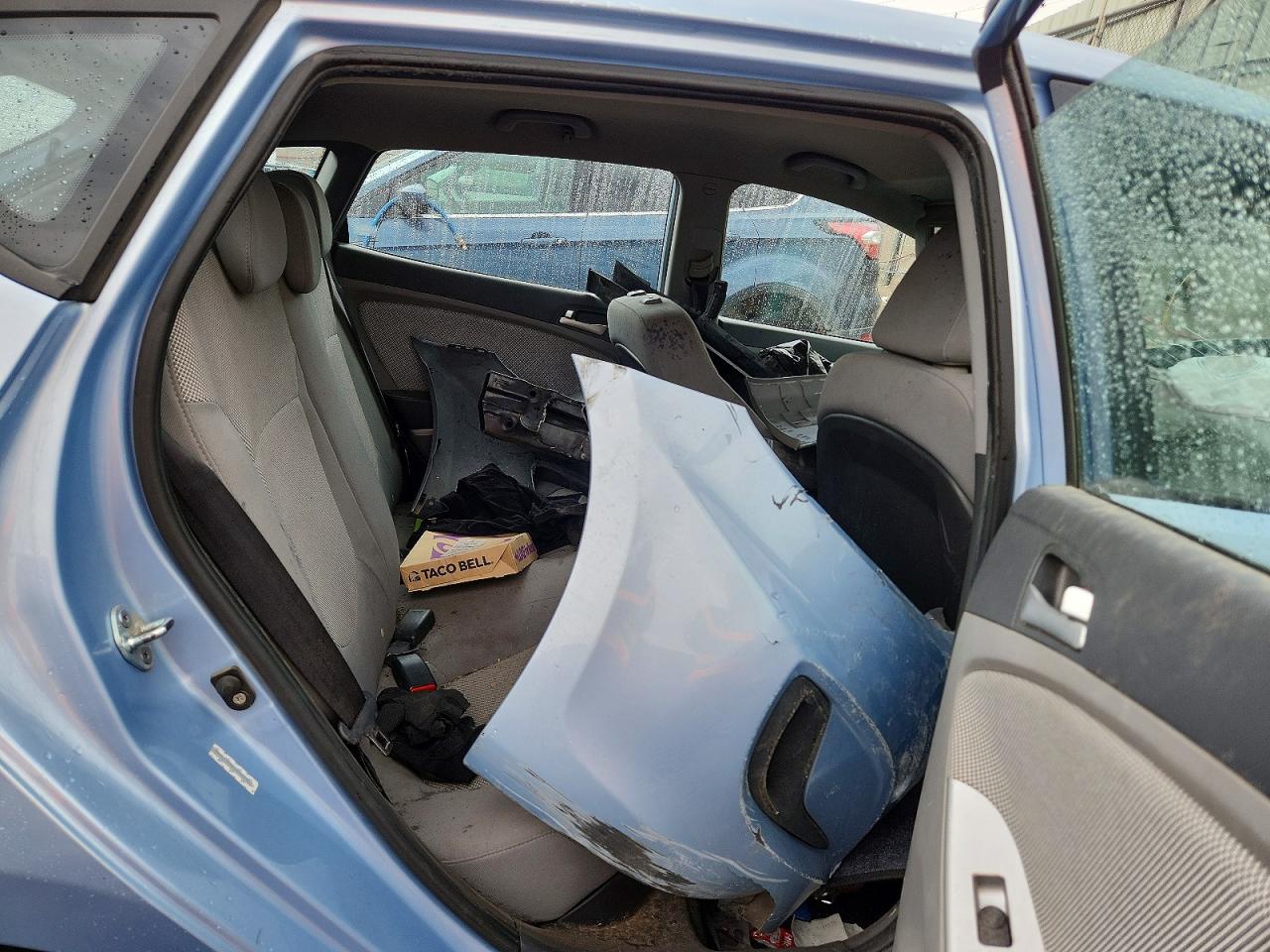 2012 Hyundai Accent Gs Blue vin: KMHCT5AE4CU030705