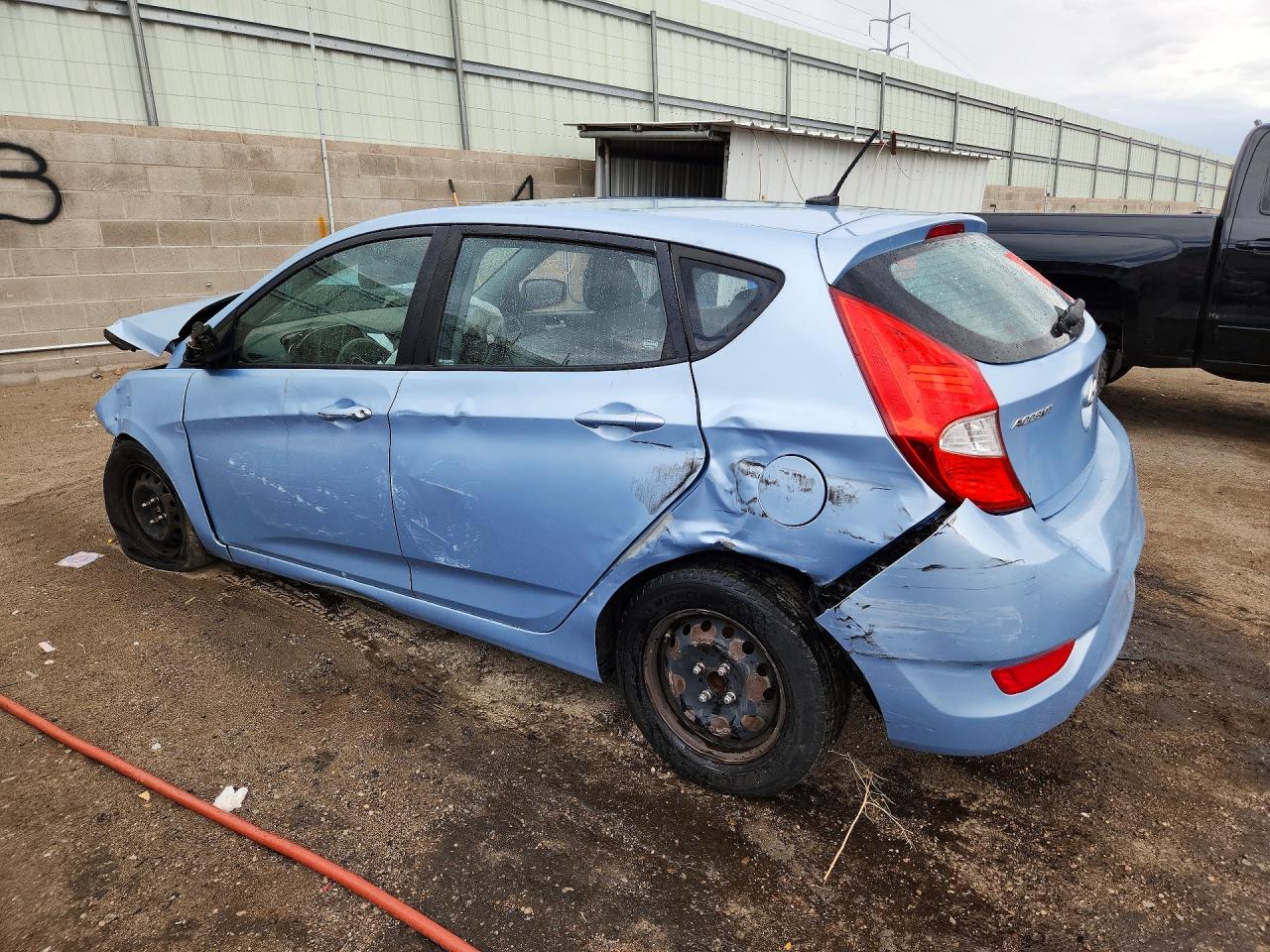 2012 Hyundai Accent Gs Blue vin: KMHCT5AE4CU030705