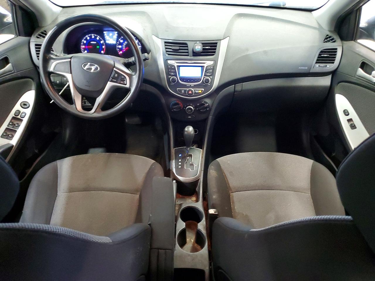 2012 Hyundai Accent Silver vin: KMHCT5AE4CU033541