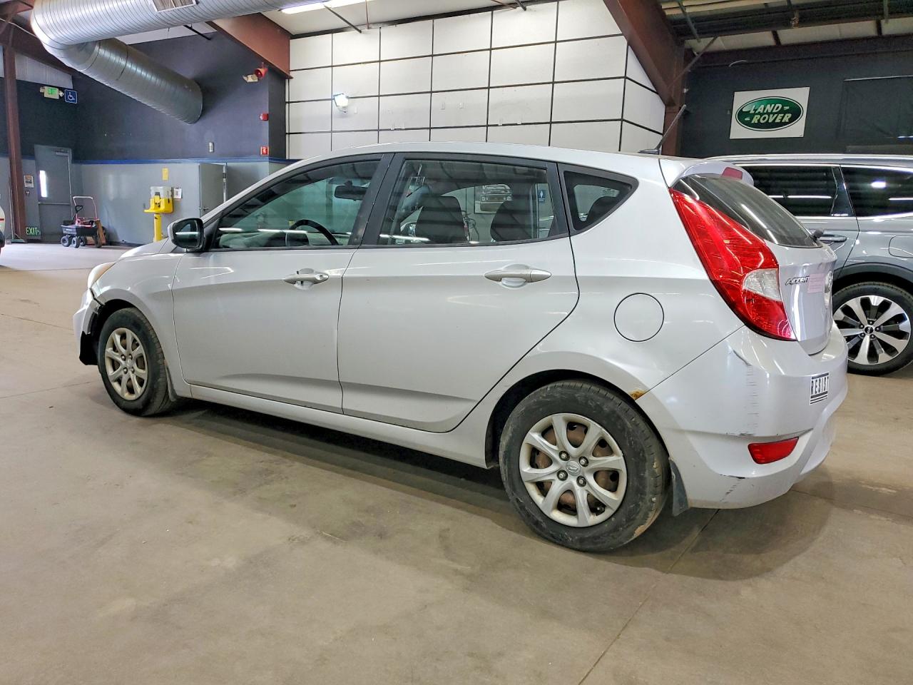 2012 Hyundai Accent Silver vin: KMHCT5AE4CU033541