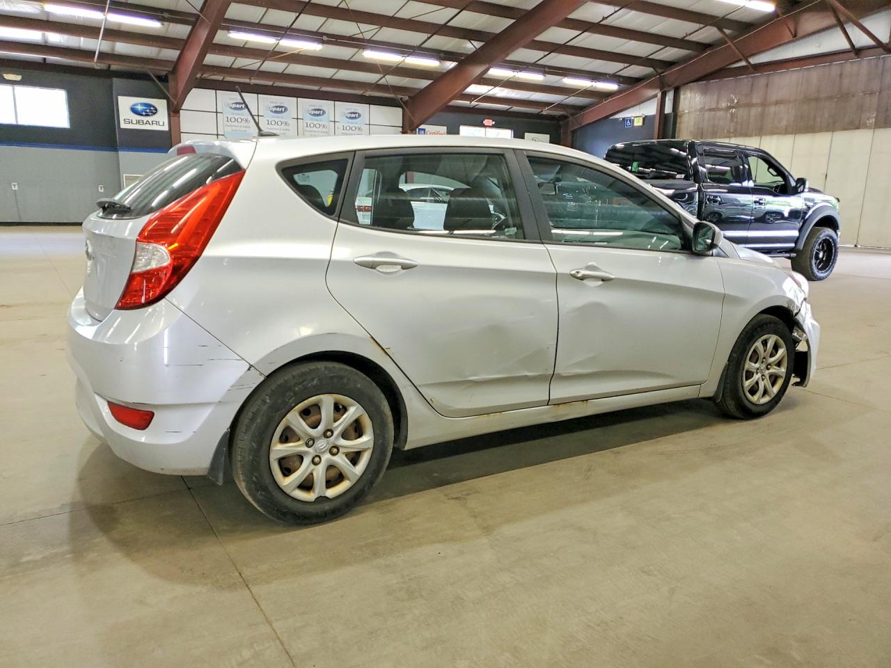 2012 Hyundai Accent Silver vin: KMHCT5AE4CU033541