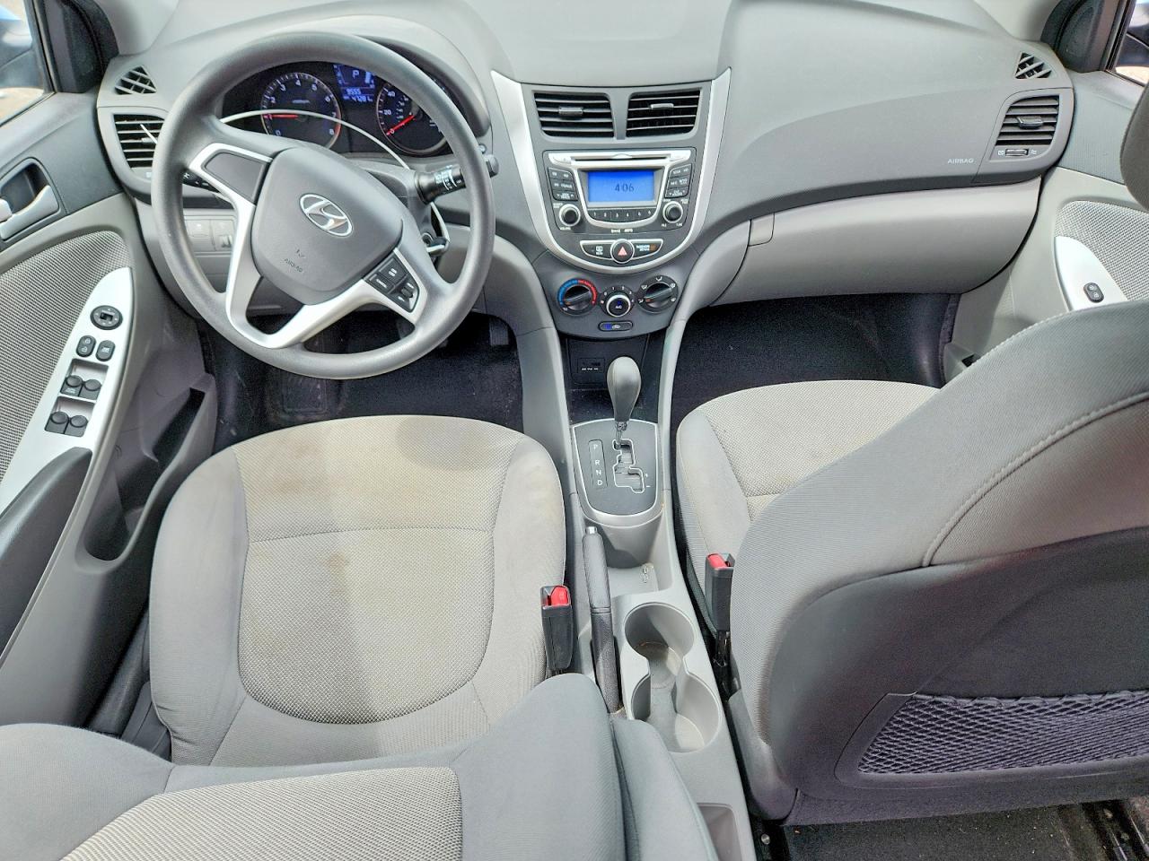 2012 Hyundai Accent Gs Blue vin: KMHCT5AE4CU057452