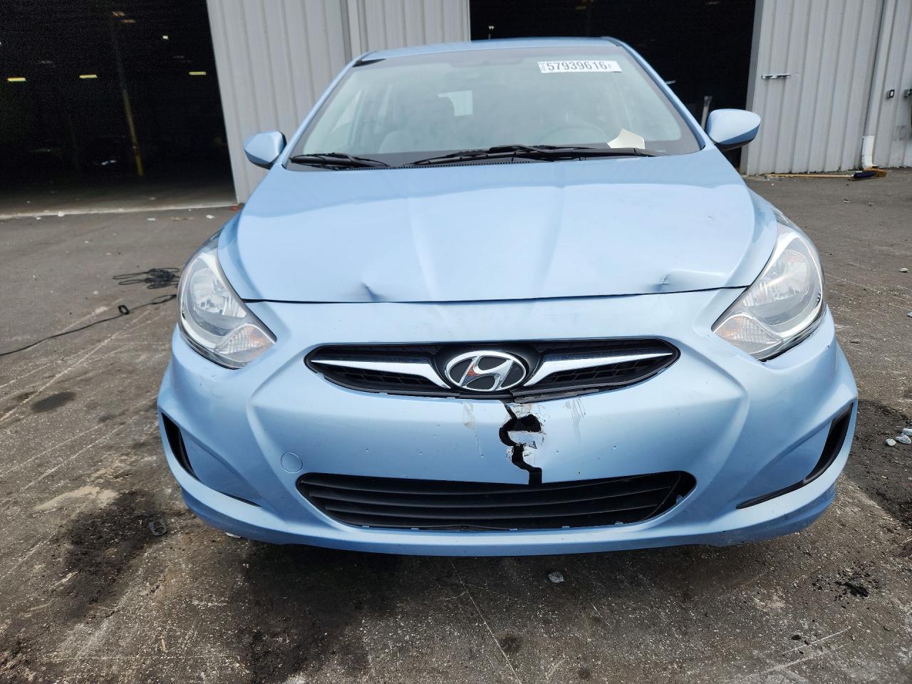 2012 Hyundai Accent Gs Blue vin: KMHCT5AE4CU057452