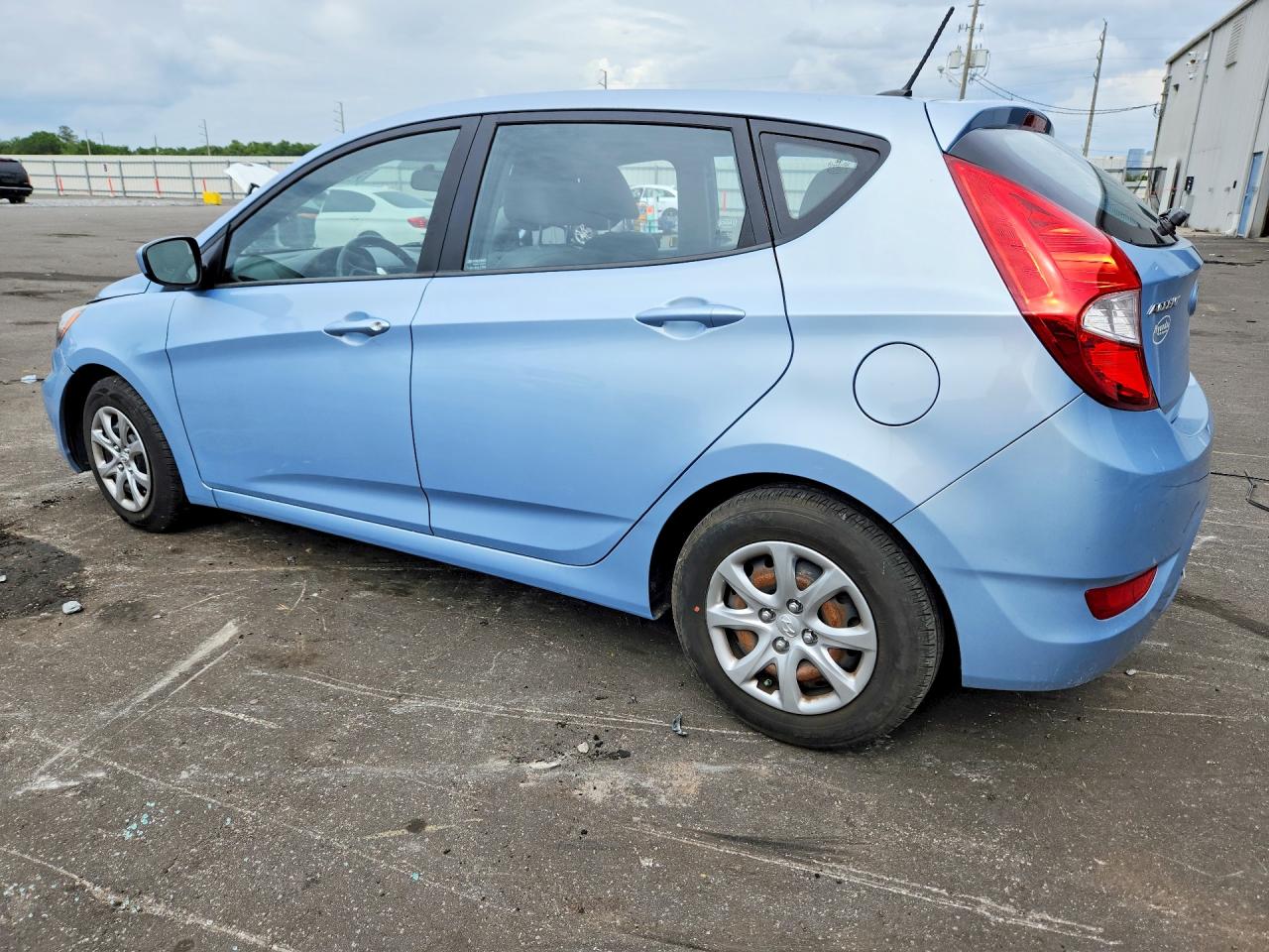 2012 Hyundai Accent Gs Blue vin: KMHCT5AE4CU057452