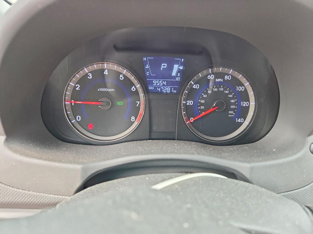 2012 Hyundai Accent Gs Blue vin: KMHCT5AE4CU057452