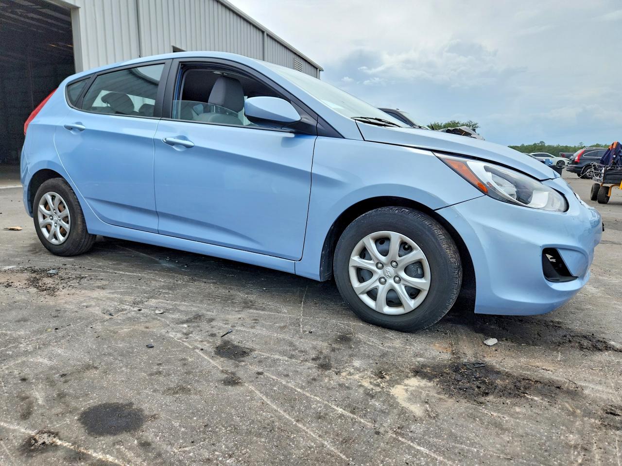 2012 Hyundai Accent Gs Blue vin: KMHCT5AE4CU057452