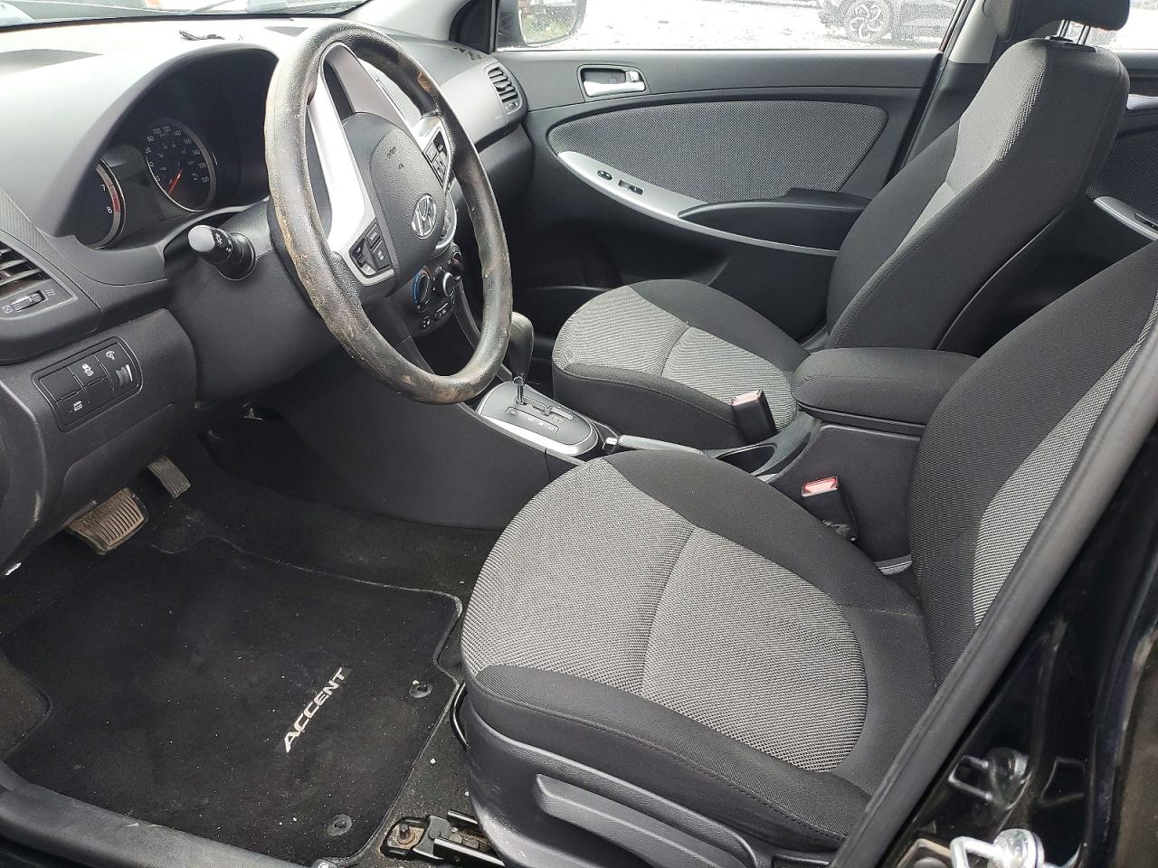 2013 Hyundai Accent Gs Black vin: KMHCT5AE4DU060241