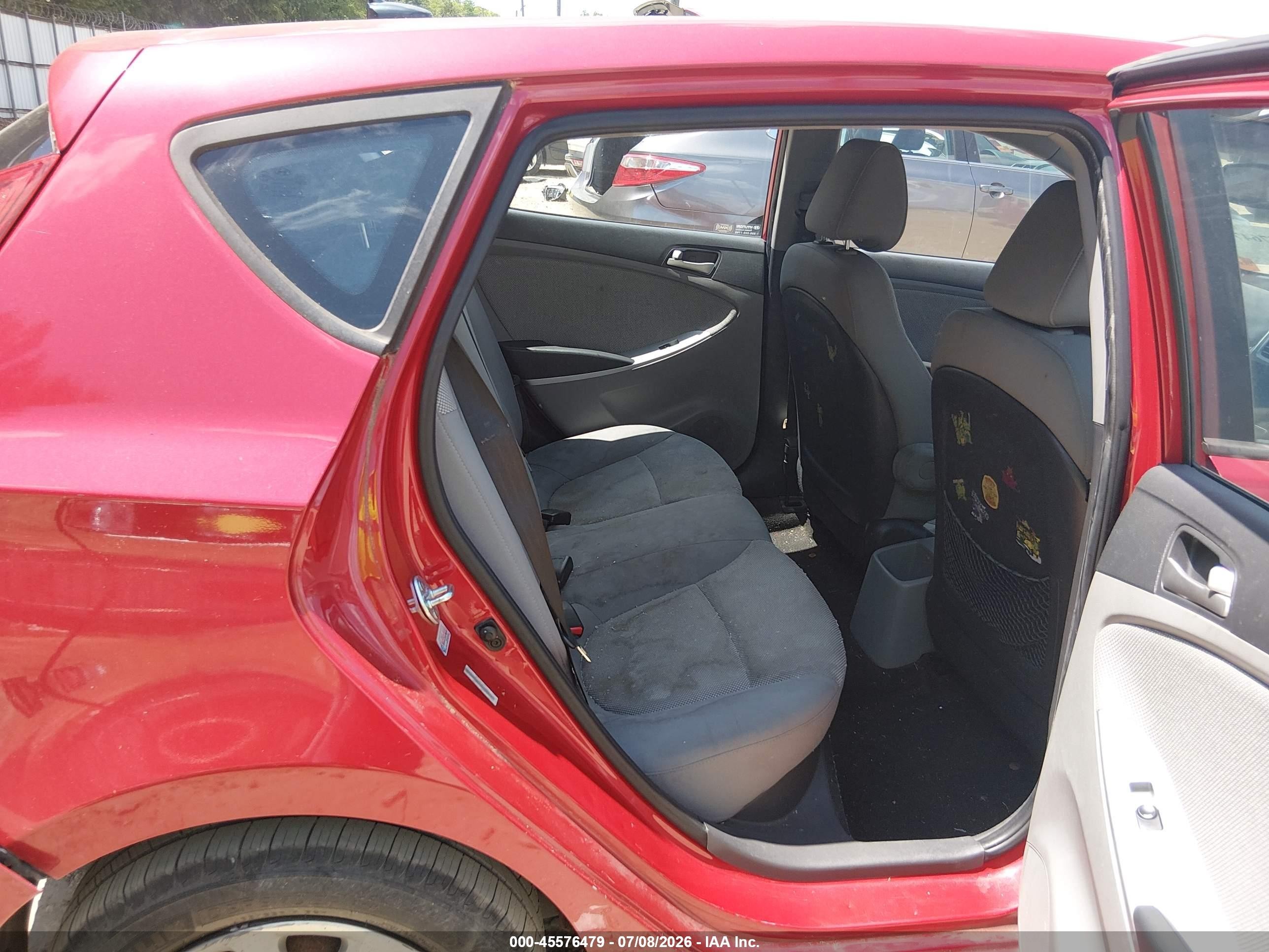2013 Hyundai Accent Gs Red vin: KMHCT5AE4DU066217