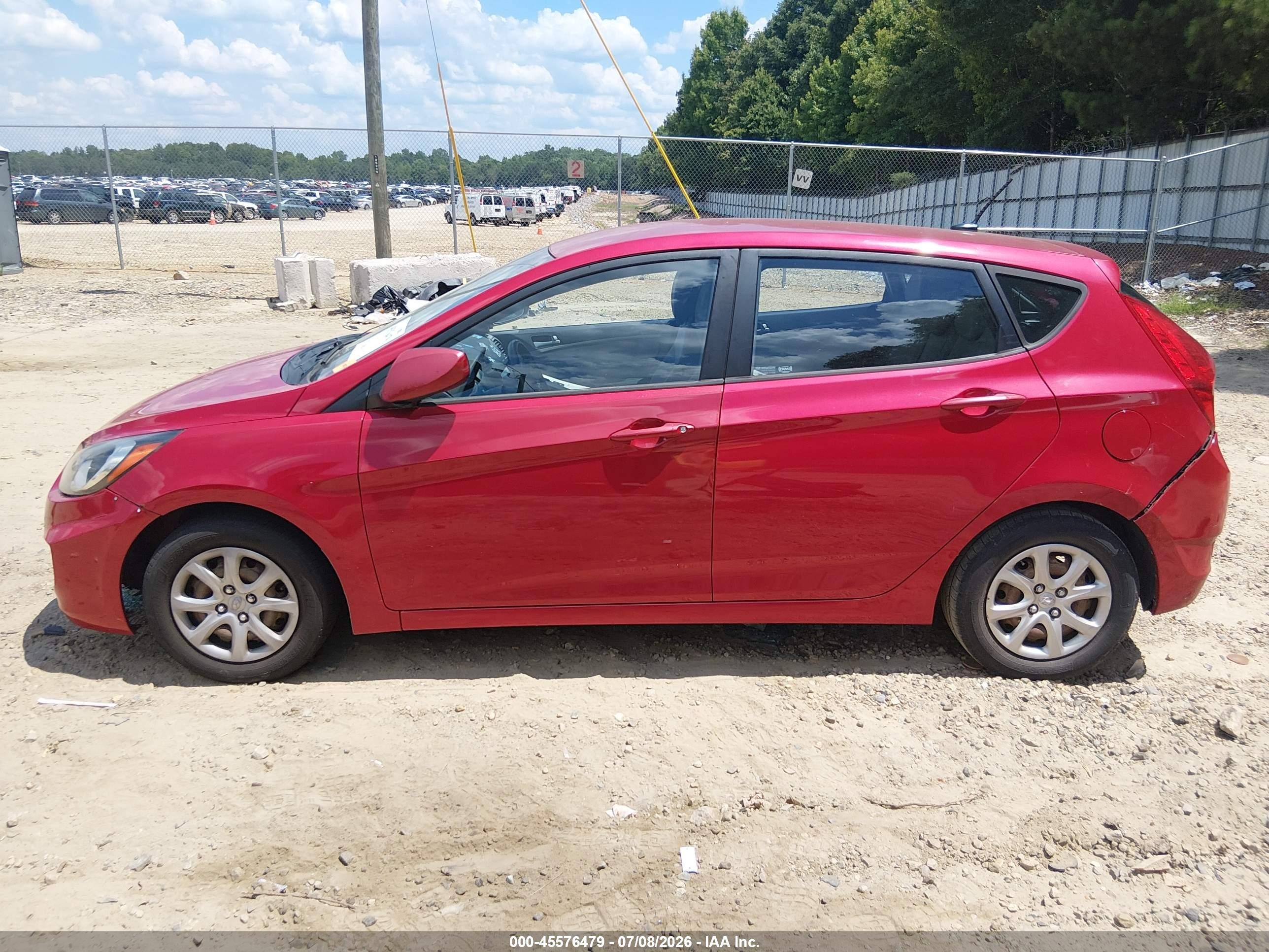 2013 Hyundai Accent Gs Red vin: KMHCT5AE4DU066217