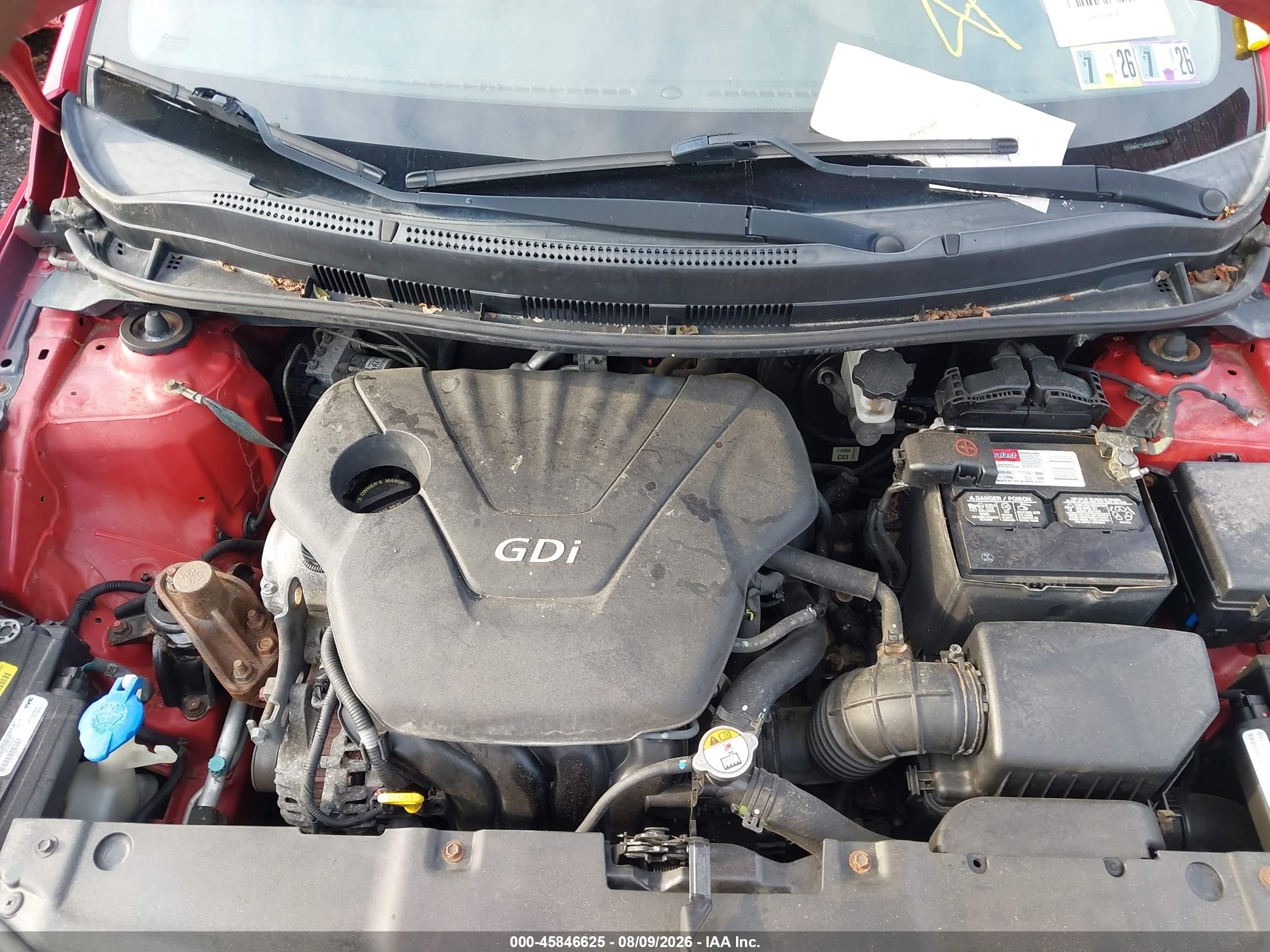 2013 Hyundai Accent Gs Красный vin: KMHCT5AE4DU082353