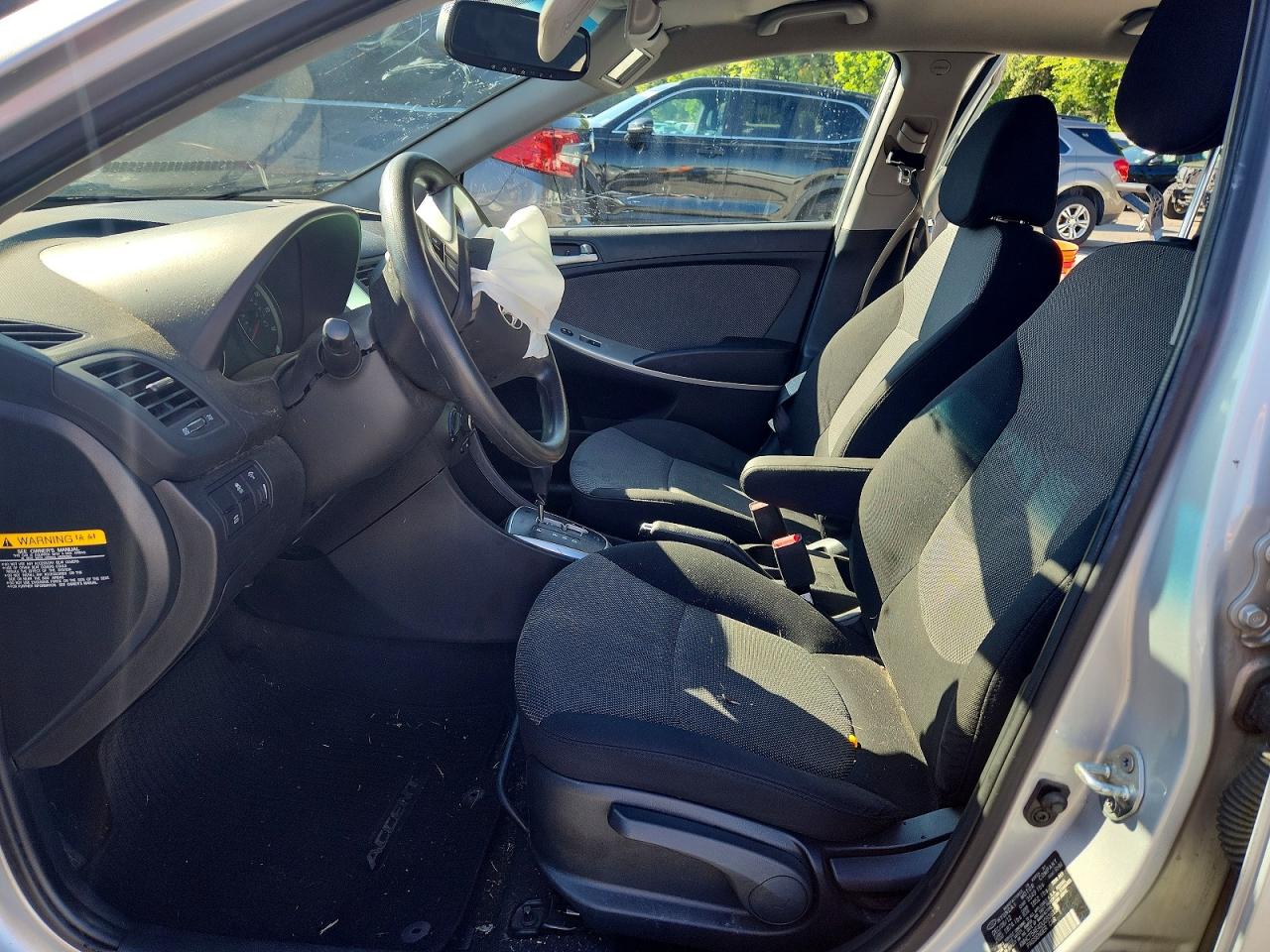 2013 Hyundai Accent Gs Silver vin: KMHCT5AE4DU093613