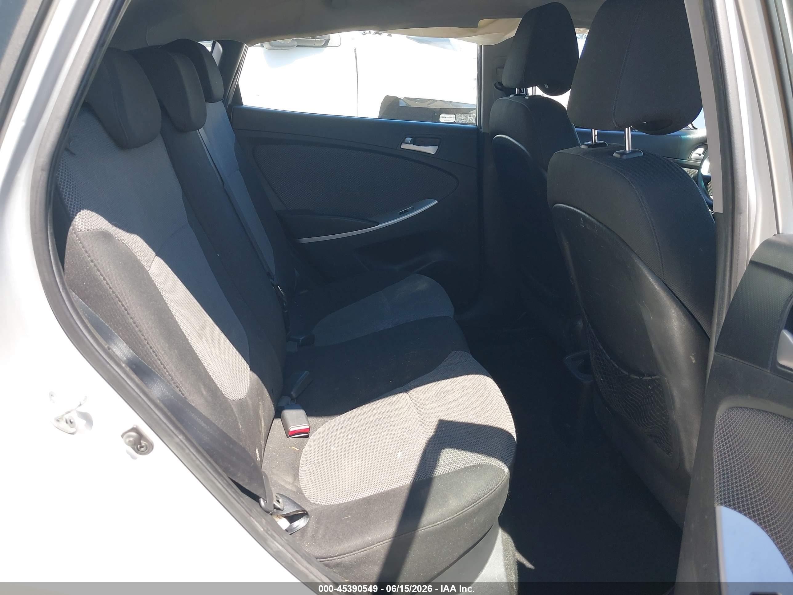 2013 Hyundai Accent Gs Gray vin: KMHCT5AE4DU098178