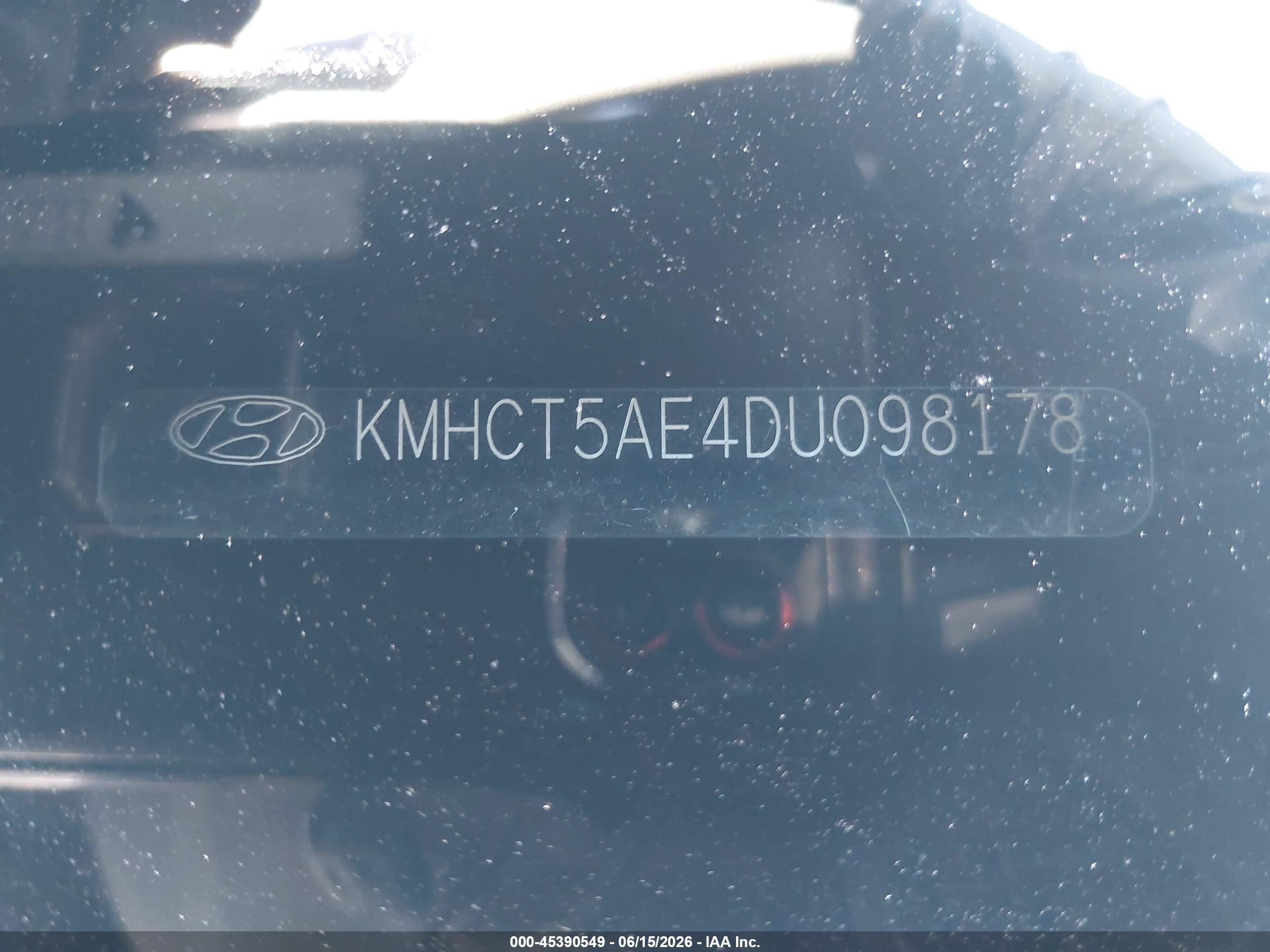 2013 Hyundai Accent Gs Gray vin: KMHCT5AE4DU098178
