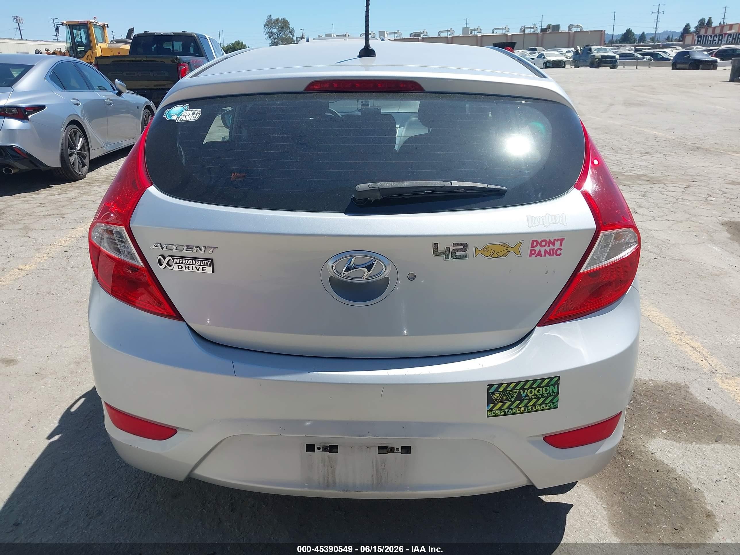 2013 Hyundai Accent Gs Gray vin: KMHCT5AE4DU098178