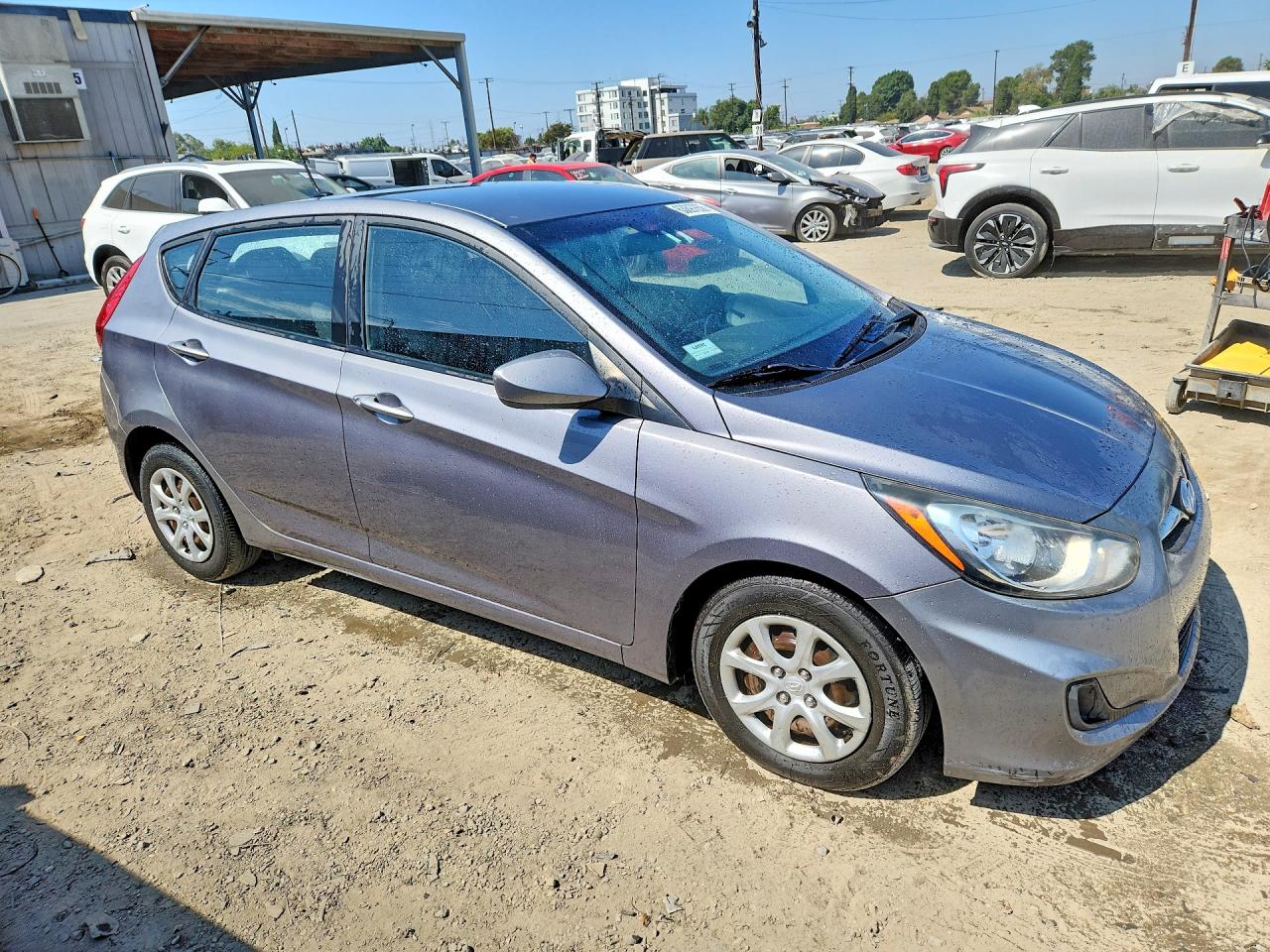 2014 Hyundai Accent Gs Серый vin: KMHCT5AE4EU141788