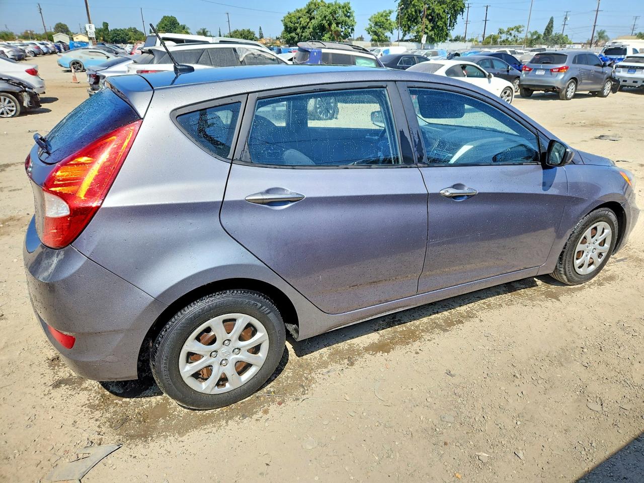2014 Hyundai Accent Gs Серый vin: KMHCT5AE4EU141788