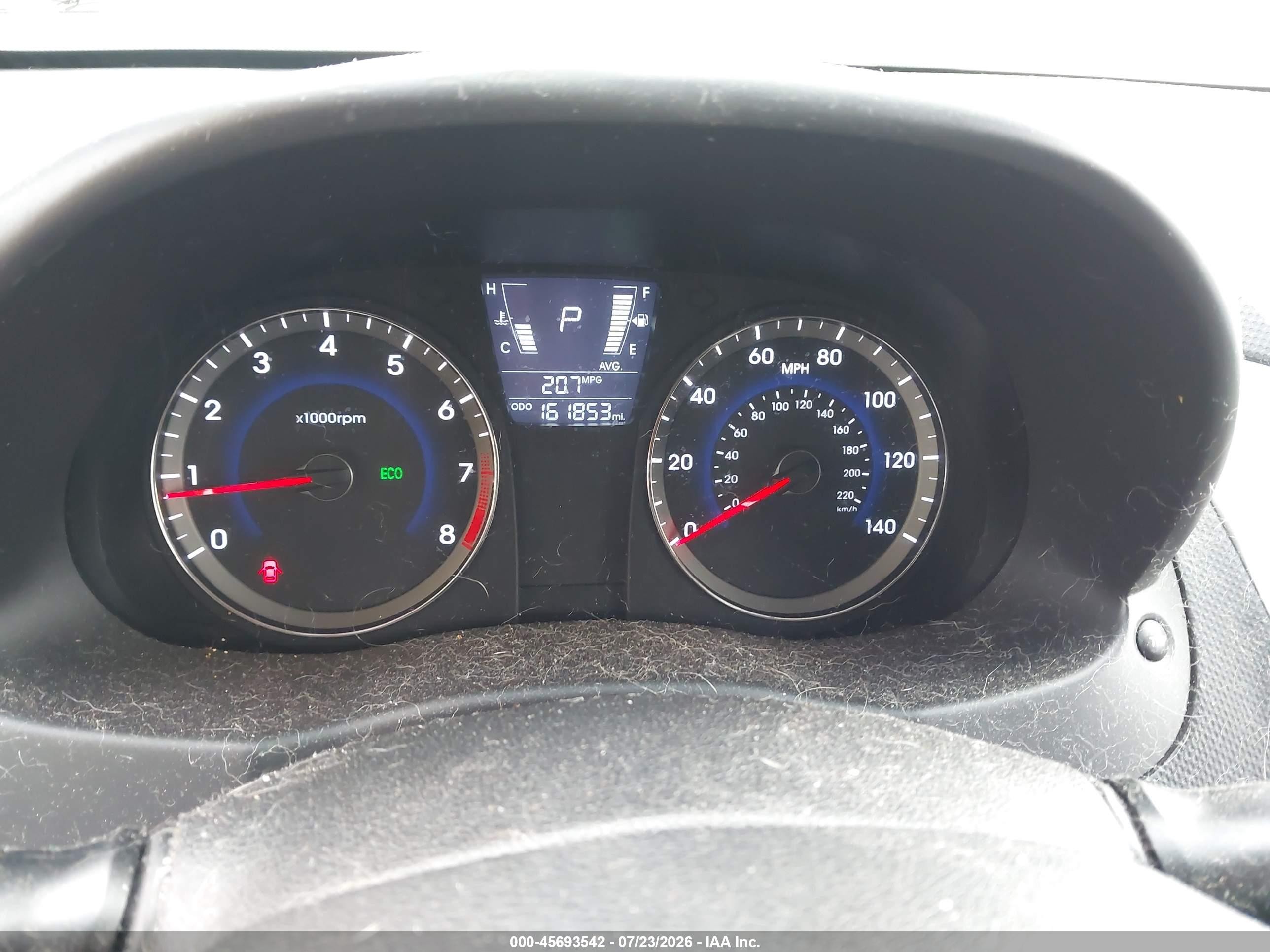 2014 Hyundai Accent Gs Blue vin: KMHCT5AE4EU152967