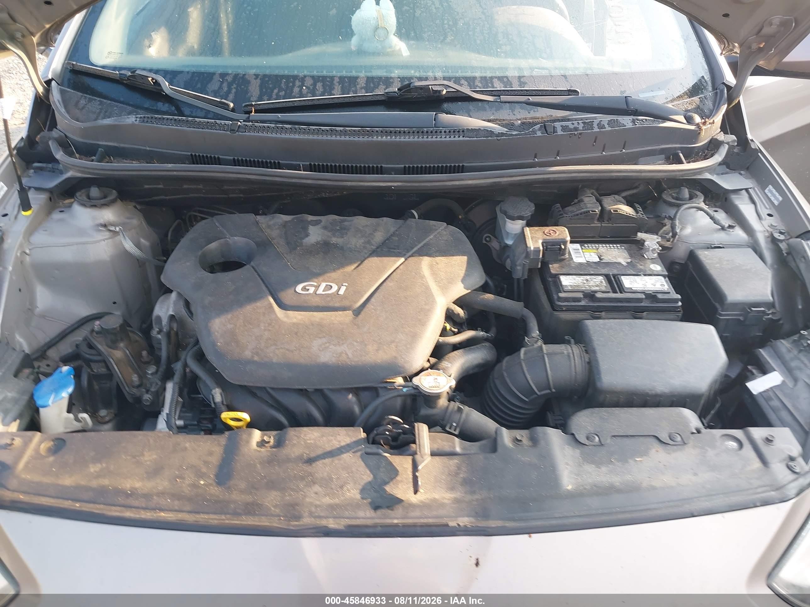 2014 Hyundai Accent Gs Silver vin: KMHCT5AE4EU154184