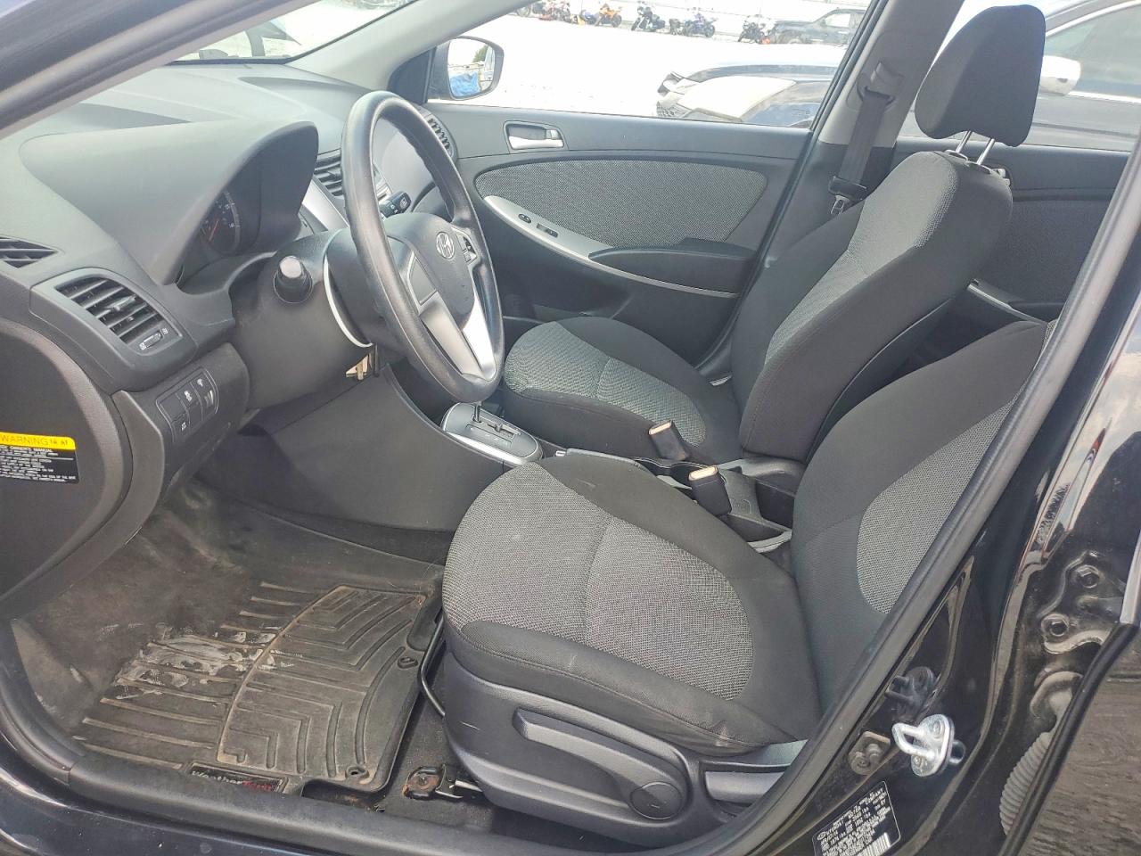 2014 Hyundai Accent Gs Black vin: KMHCT5AE4EU173494