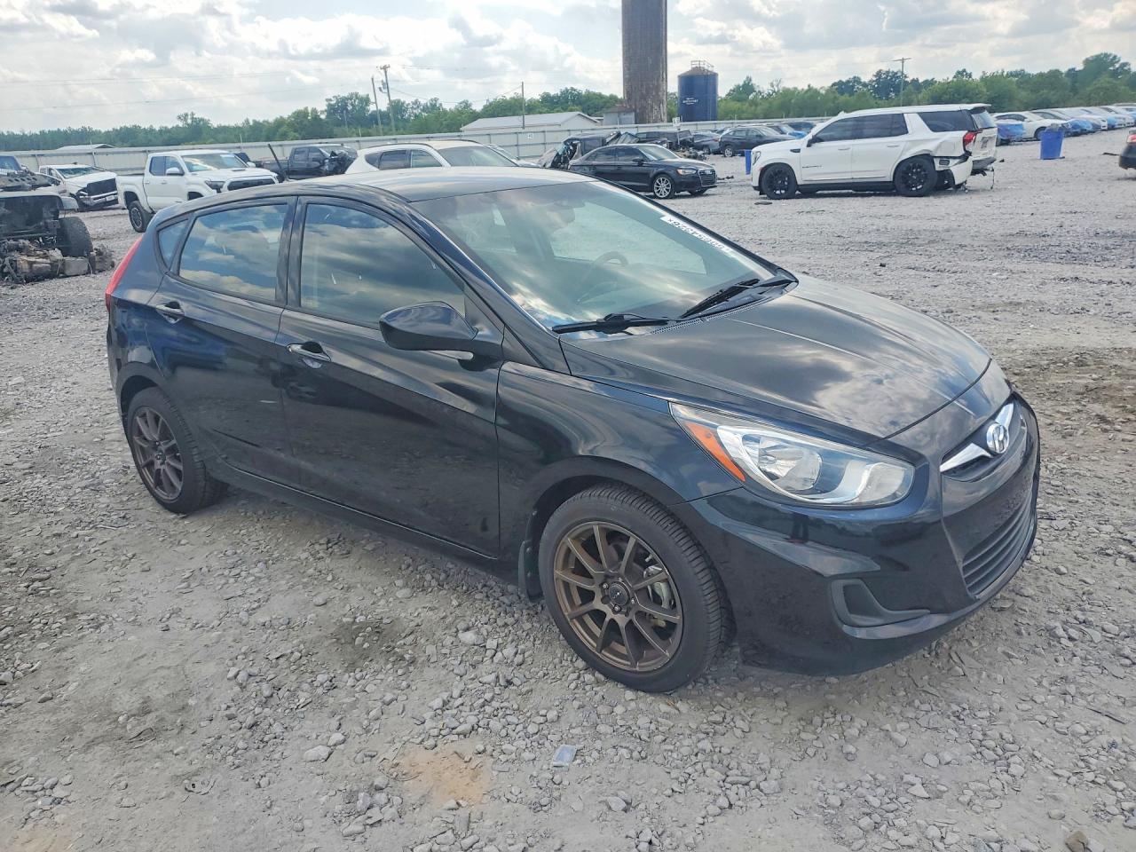 2014 Hyundai Accent Gs Black vin: KMHCT5AE4EU173494