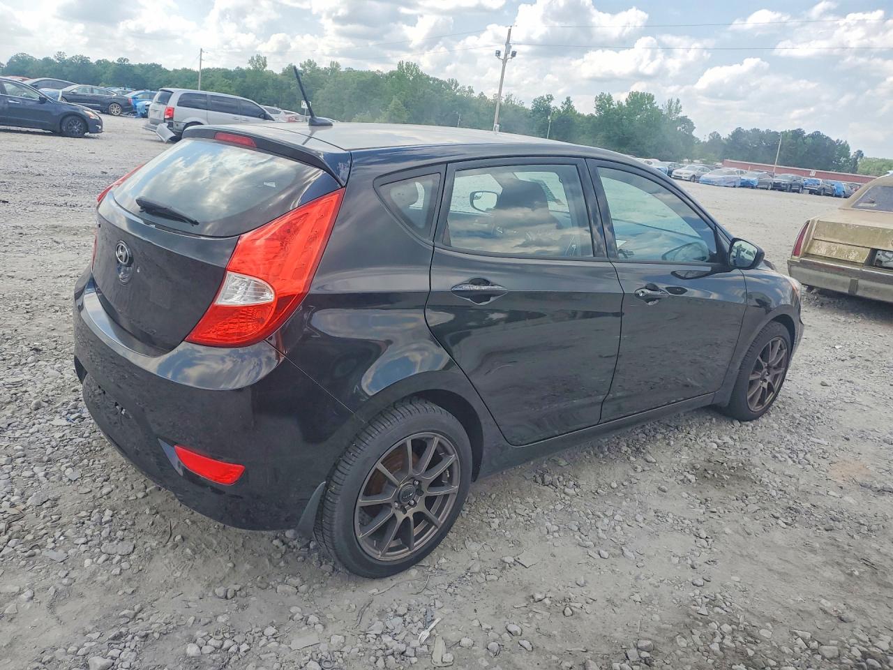 2014 Hyundai Accent Gs Black vin: KMHCT5AE4EU173494
