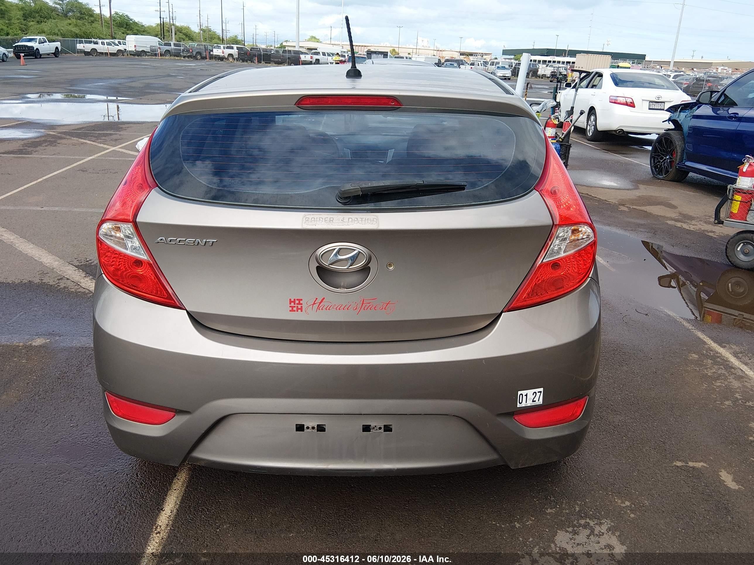 2014 Hyundai Accent Gs Коричневый vin: KMHCT5AE4EU181420