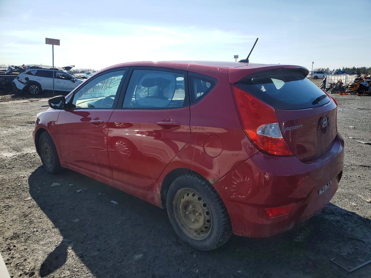 2015 Hyundai Accent Gs Red vin: KMHCT5AE4FU214093