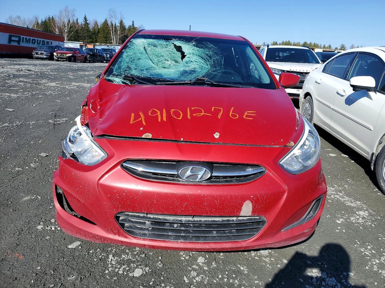 2015 Hyundai Accent Gs Red vin: KMHCT5AE4FU214093