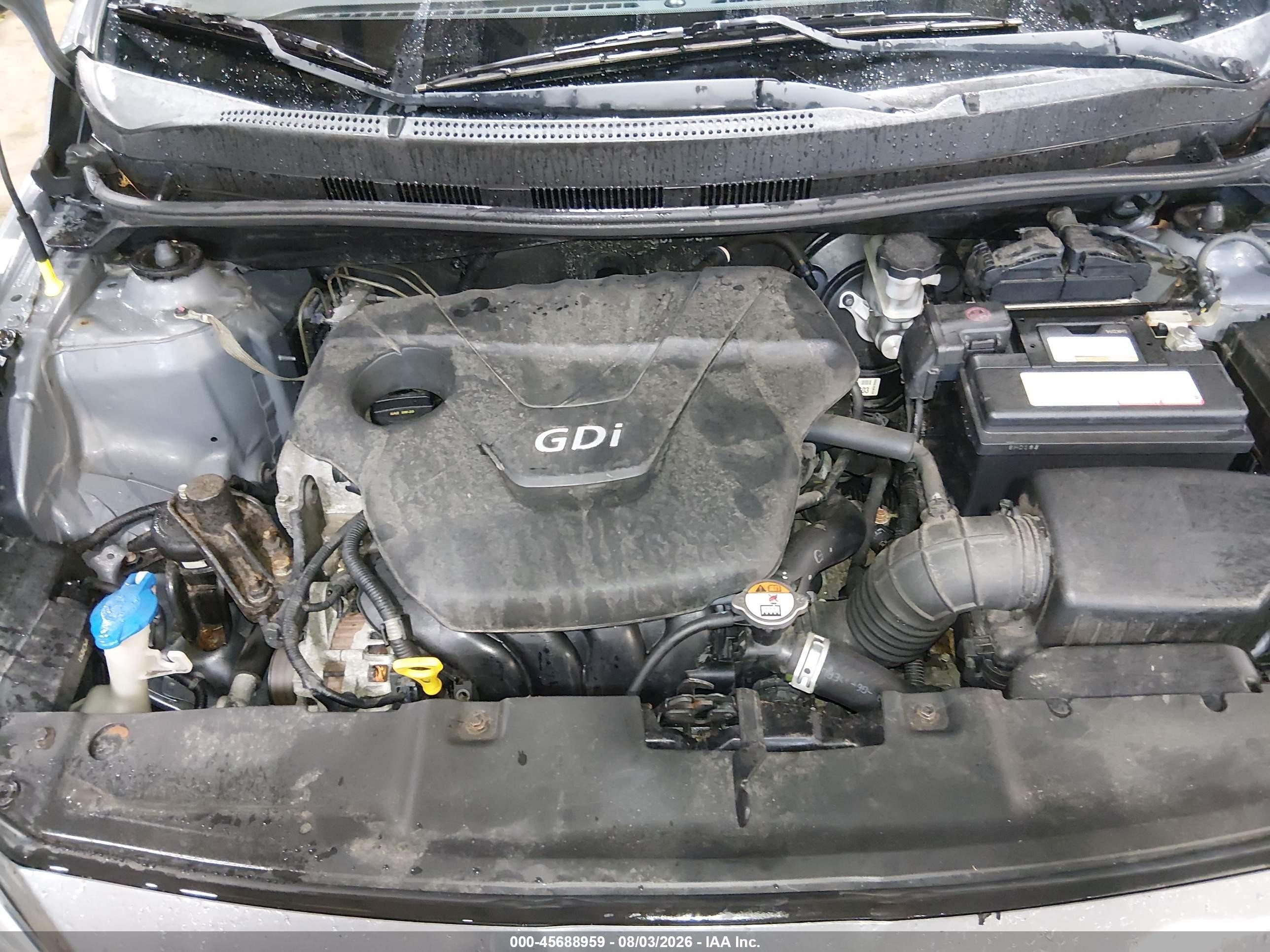 2015 Hyundai Accent Gs Gray vin: KMHCT5AE4FU230276