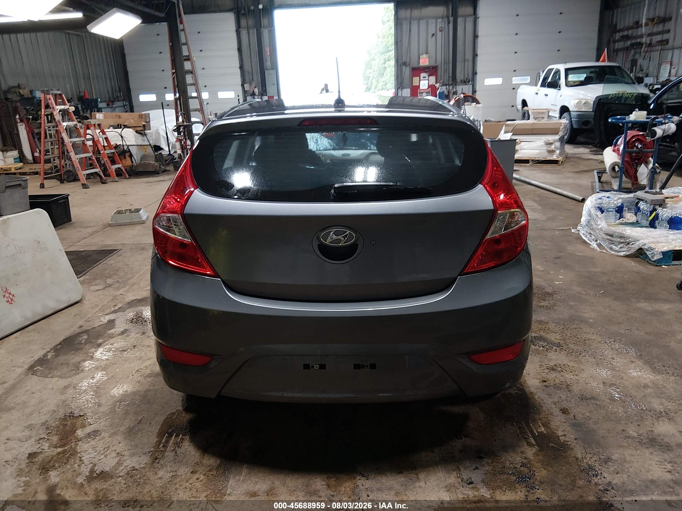 2015 Hyundai Accent Gs Gray vin: KMHCT5AE4FU230276