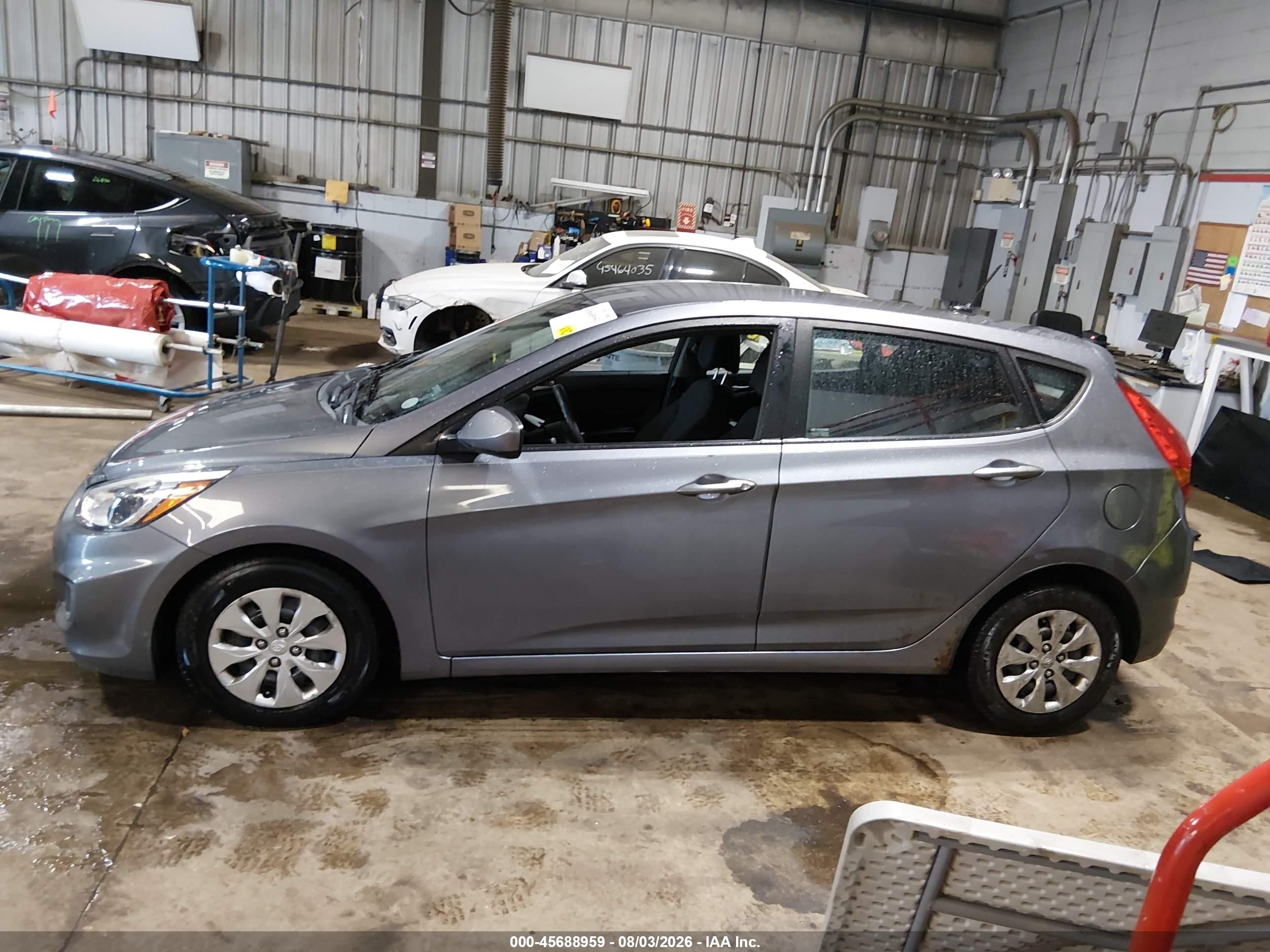 2015 Hyundai Accent Gs Gray vin: KMHCT5AE4FU230276