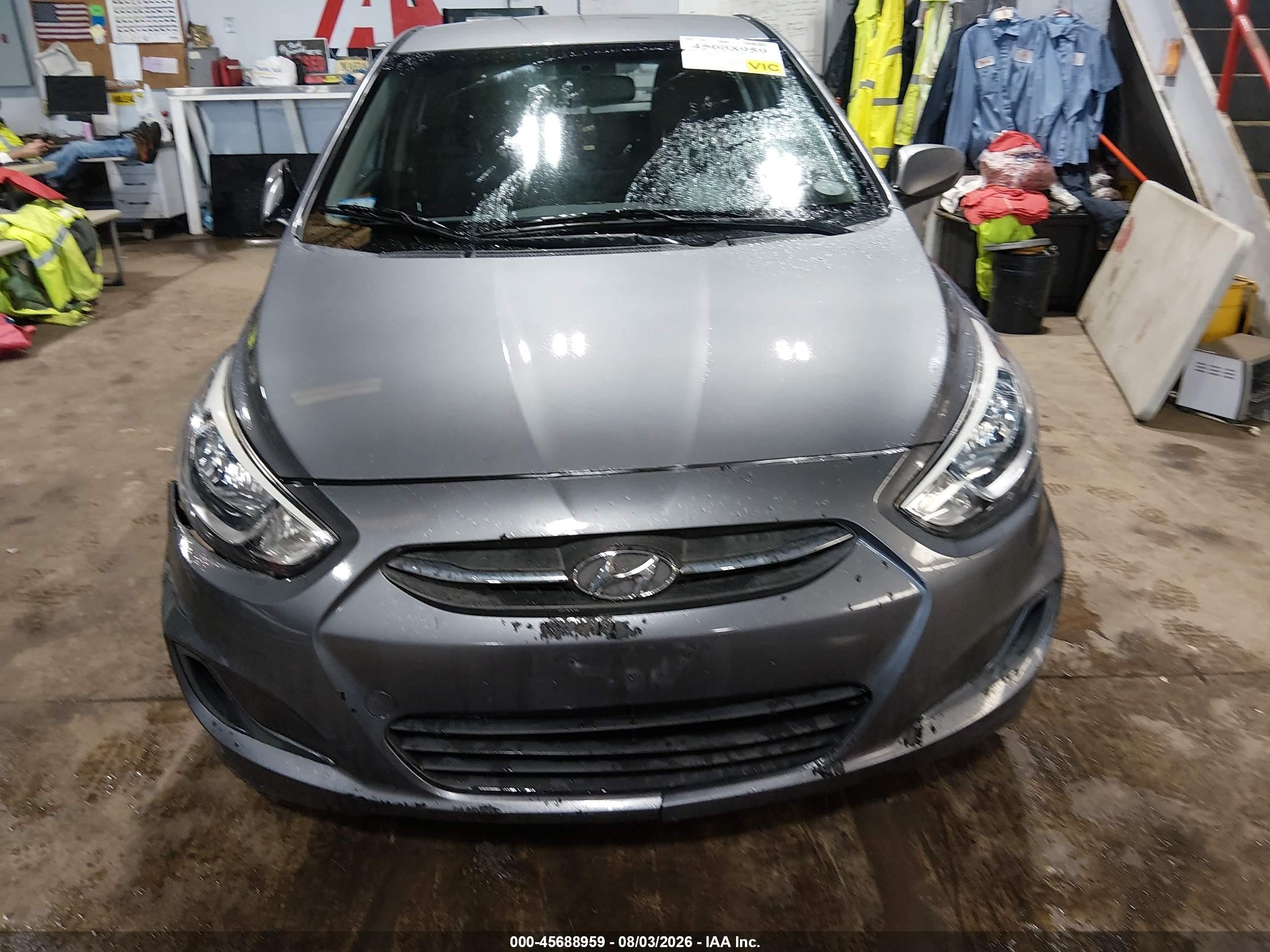 2015 Hyundai Accent Gs Gray vin: KMHCT5AE4FU230276