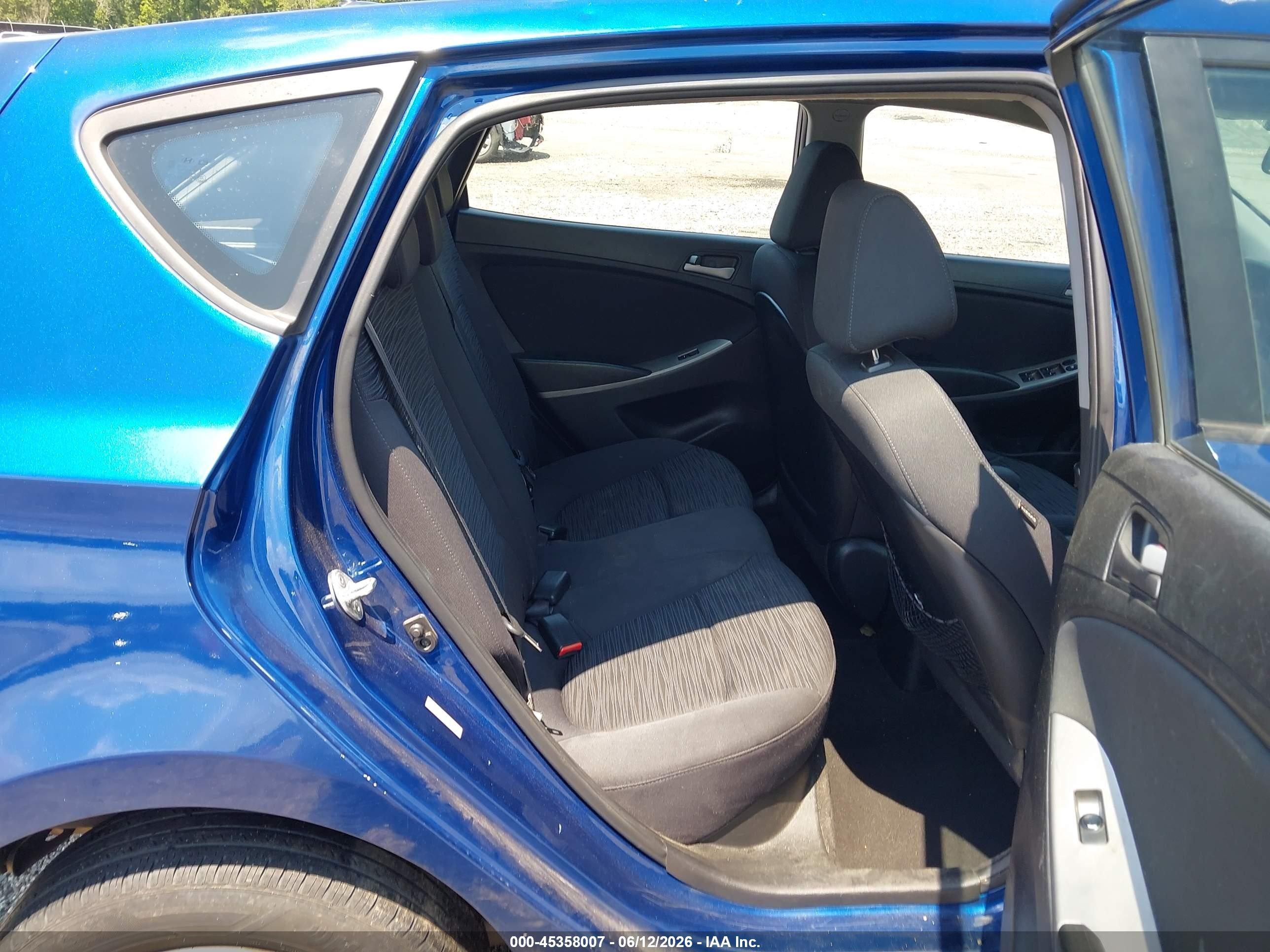 2015 Hyundai Accent Gs Blue vin: KMHCT5AE4FU232156