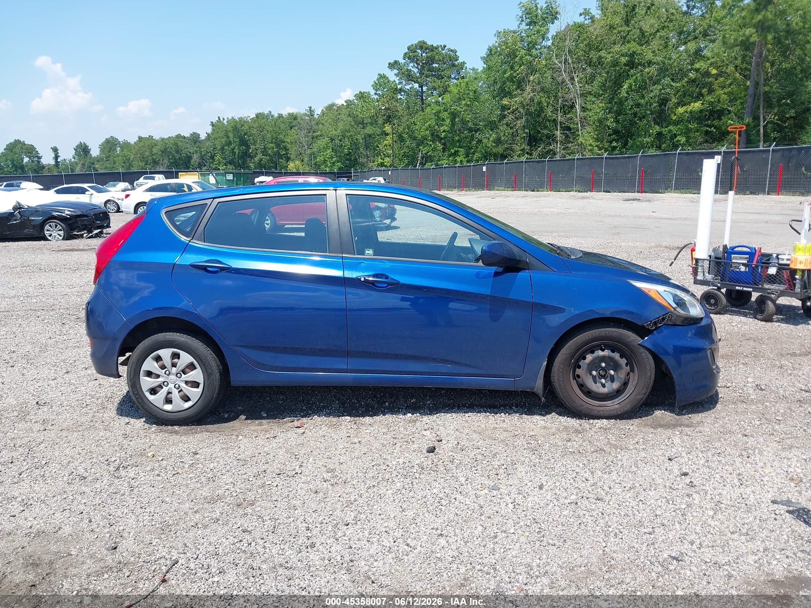 2015 Hyundai Accent Gs Blue vin: KMHCT5AE4FU232156