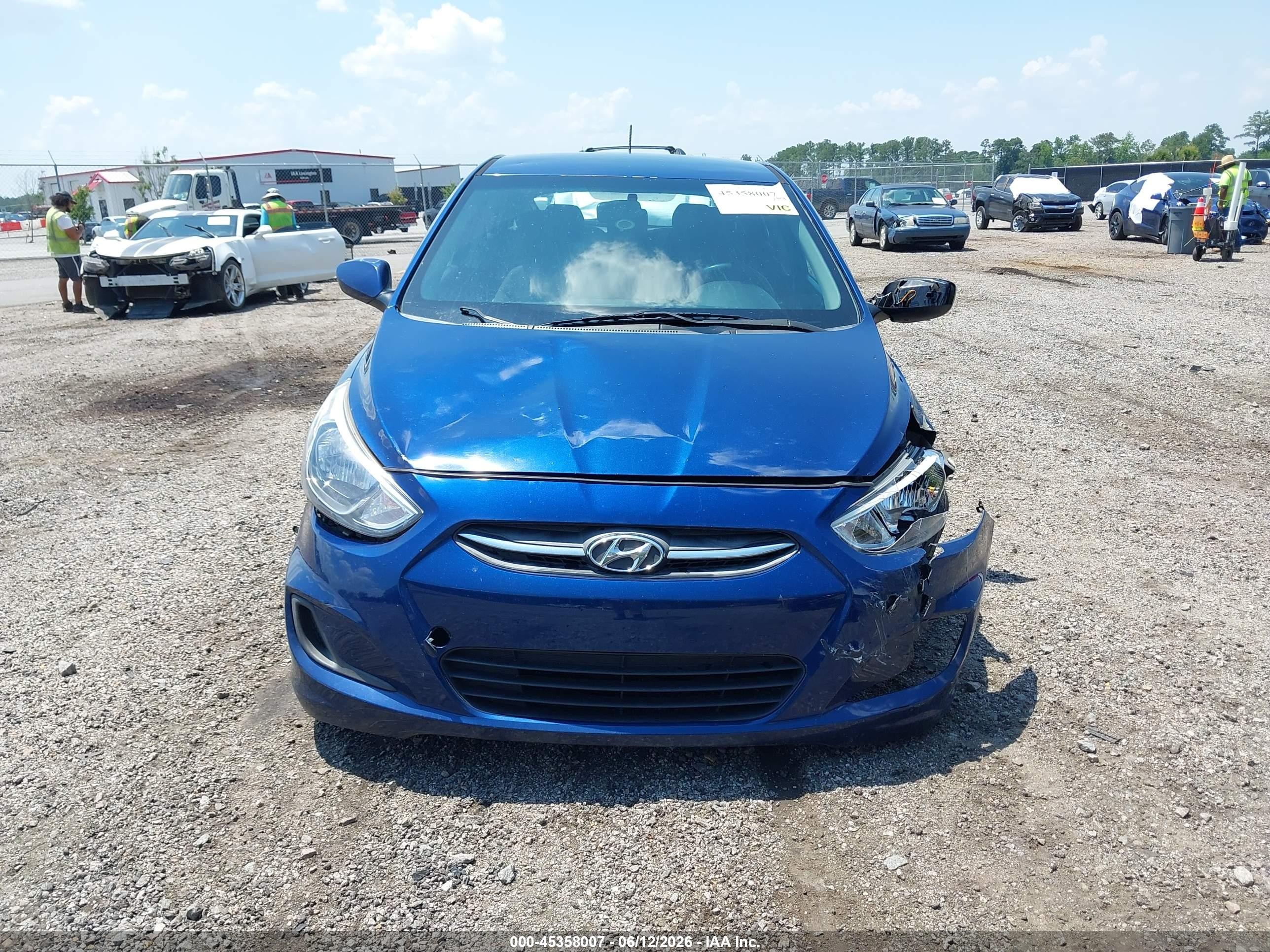 2015 Hyundai Accent Gs Blue vin: KMHCT5AE4FU232156