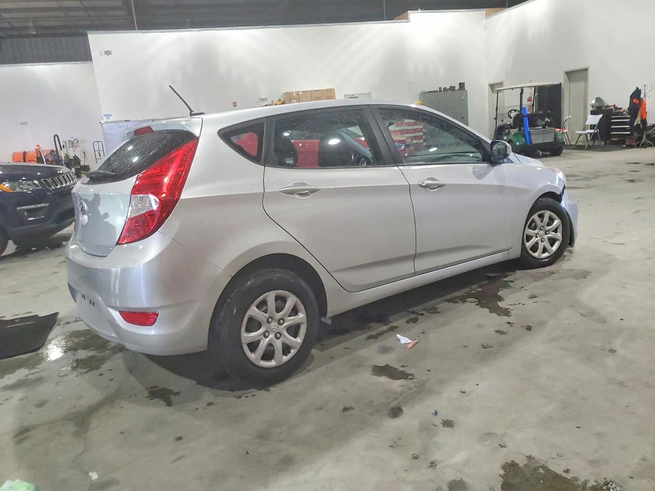 2012 Hyundai Accent Gs Gray vin: KMHCT5AE5CU005201
