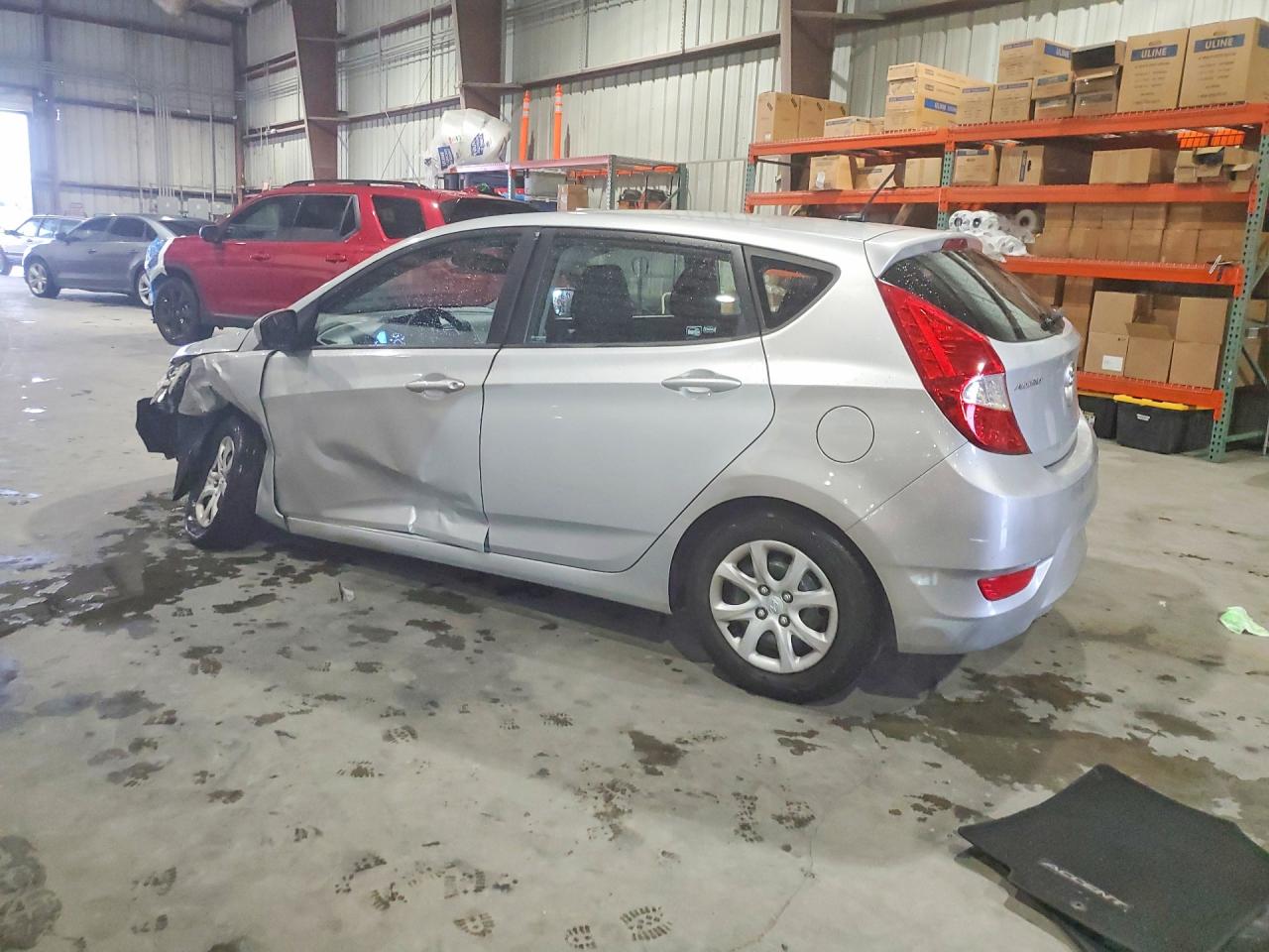 2012 Hyundai Accent Gs Gray vin: KMHCT5AE5CU005201