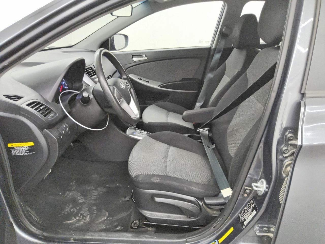 2012 Hyundai Accent Gs Серый vin: KMHCT5AE5CU015923