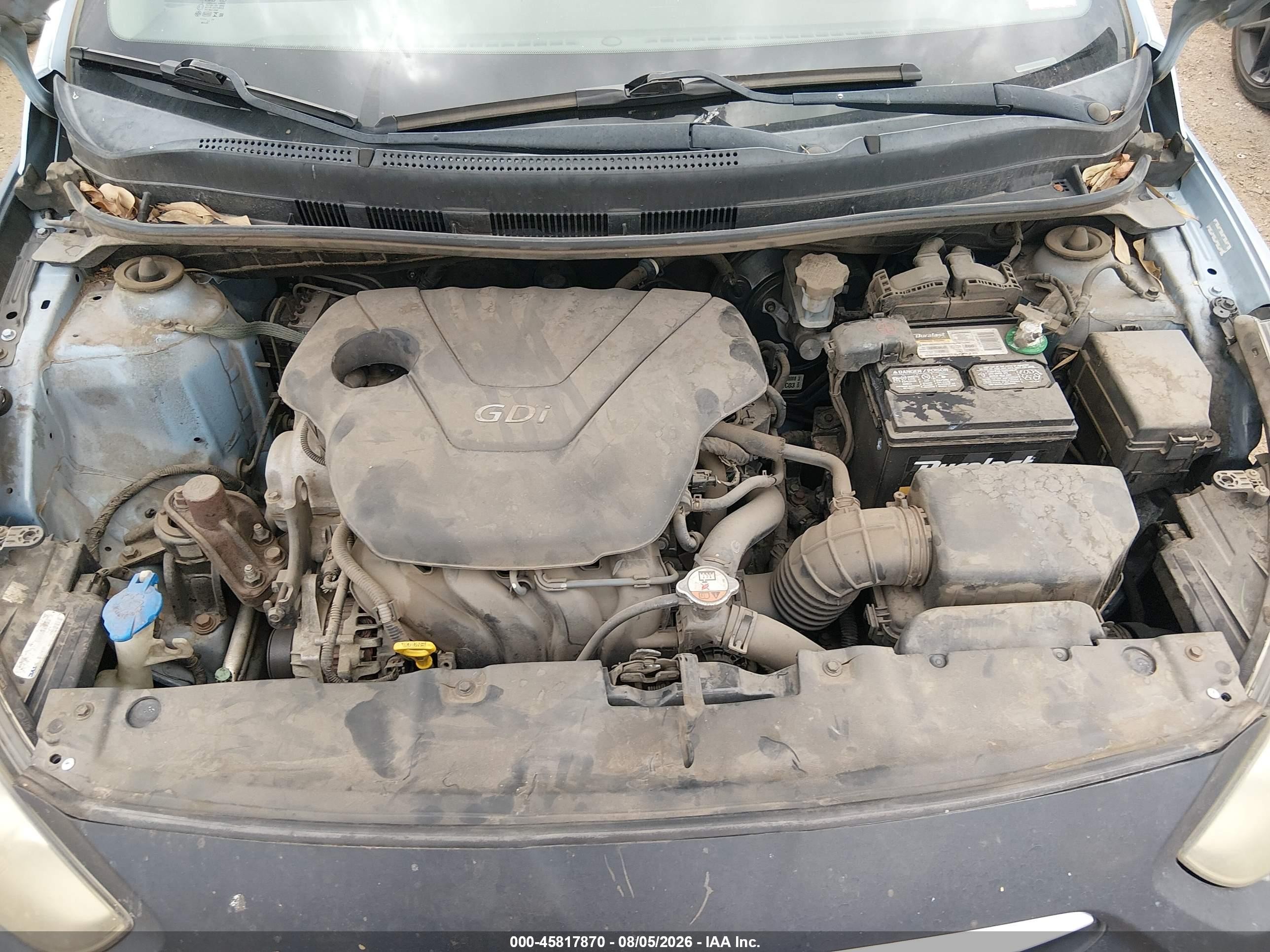 2012 Hyundai Accent Gs Blue vin: KMHCT5AE5CU030373