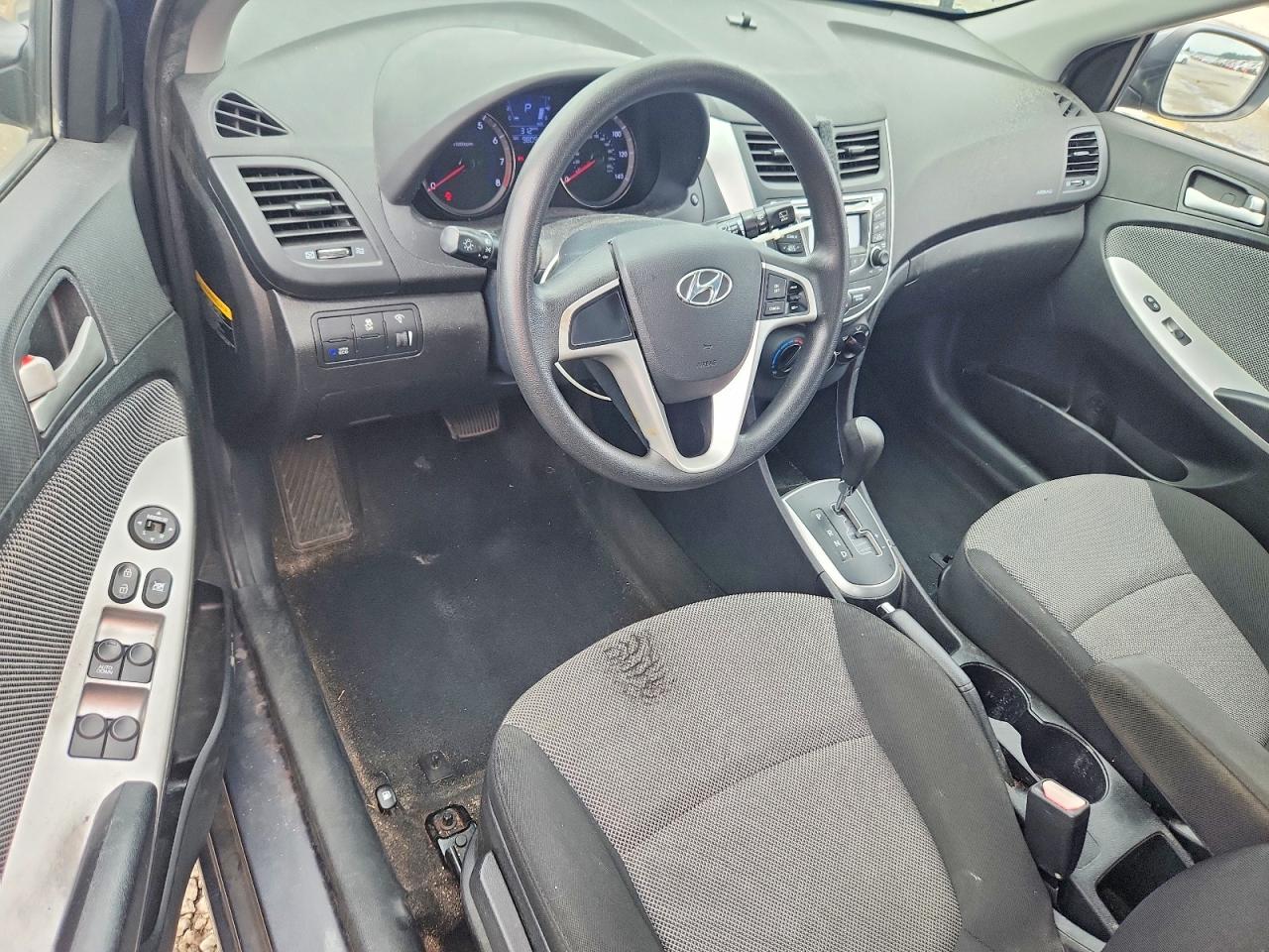 2012 Hyundai Accent Gs Charcoal vin: KMHCT5AE5CU044340
