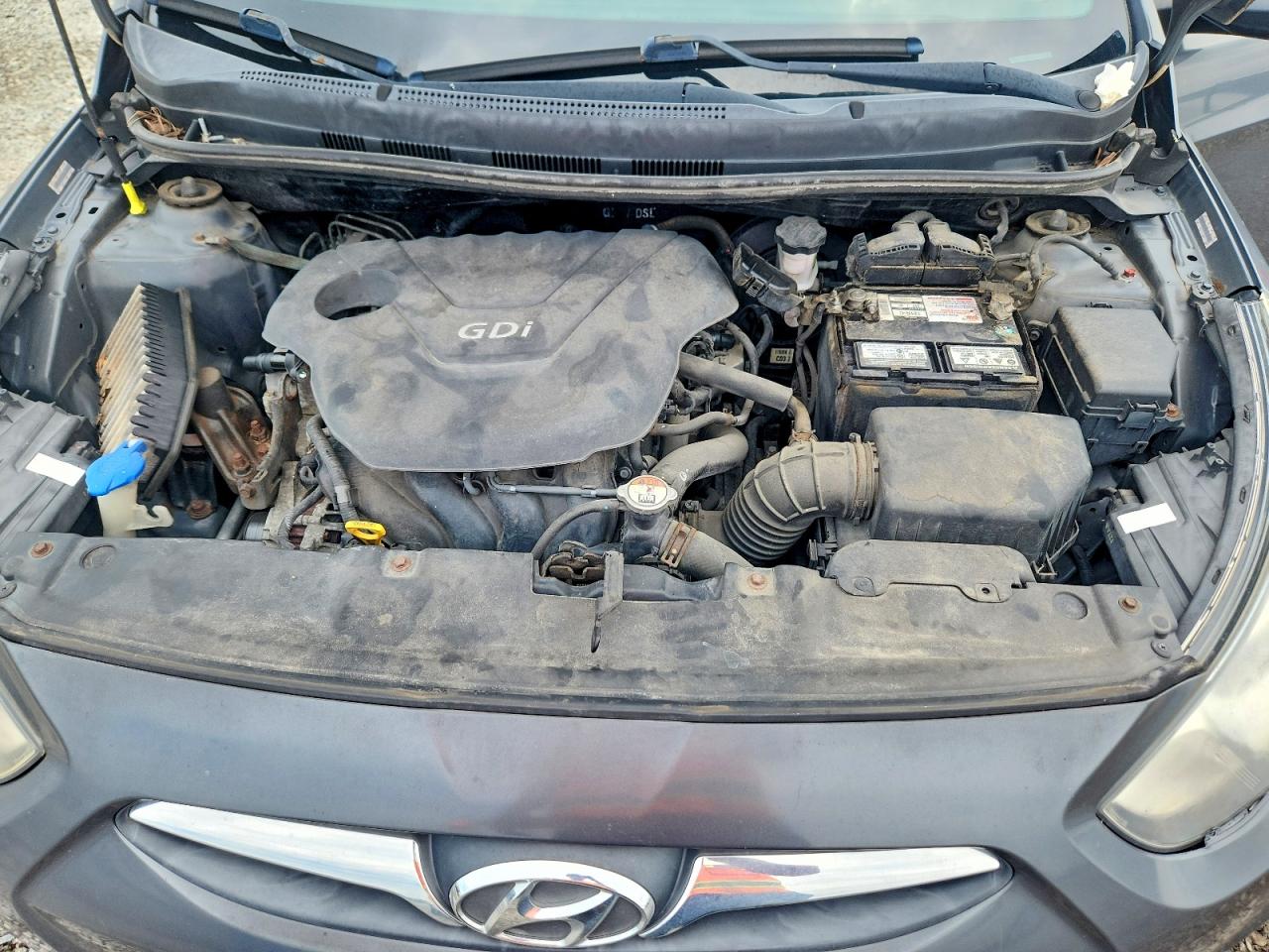 2012 Hyundai Accent Gs Charcoal vin: KMHCT5AE5CU044340