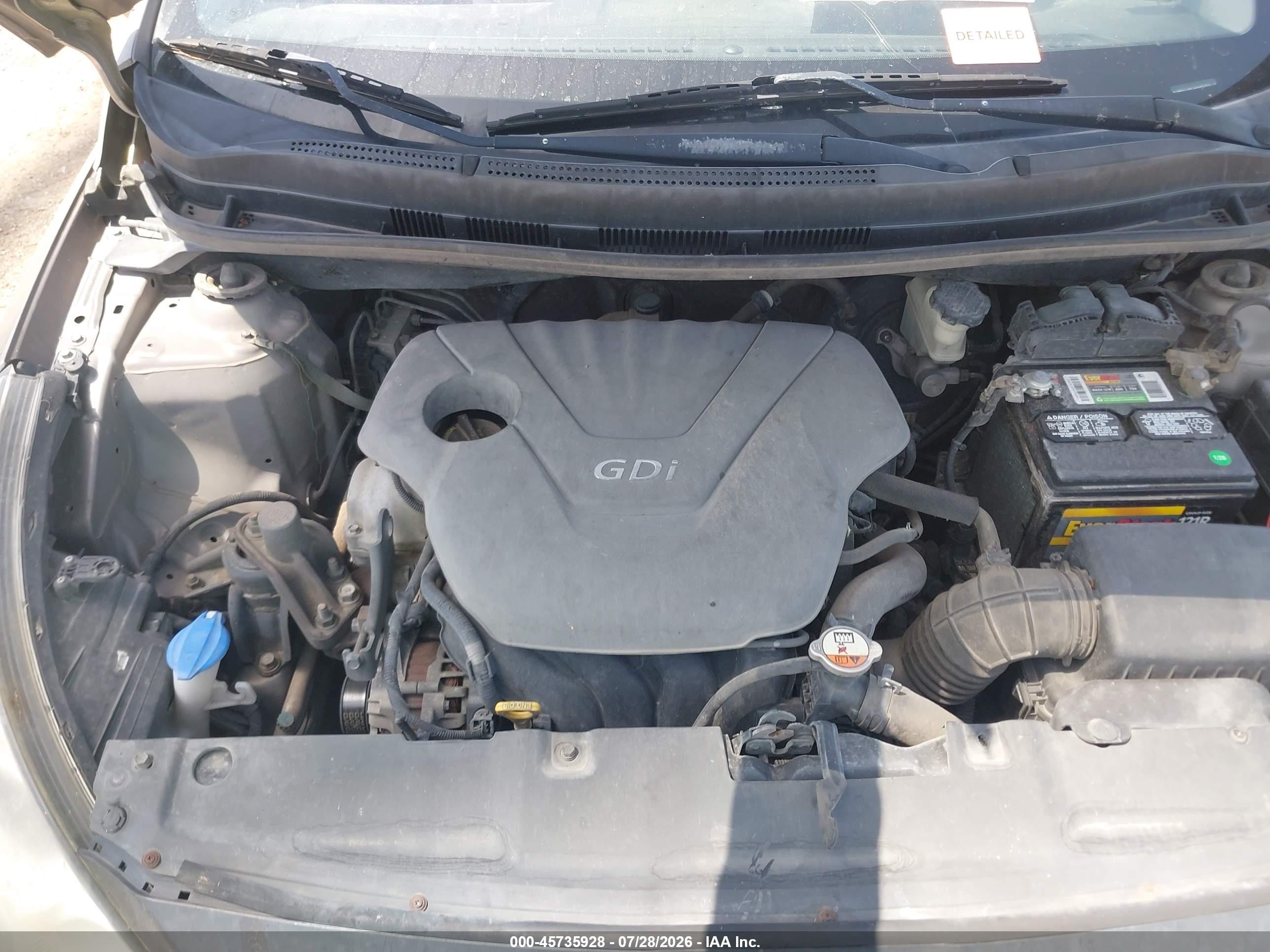 2013 Hyundai Accent Gs Gray vin: KMHCT5AE5DU083950