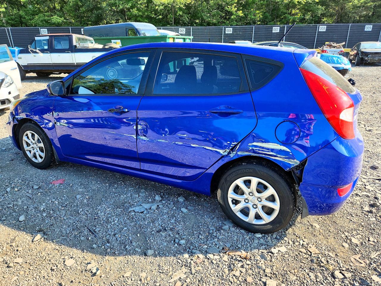 2013 Hyundai Accent Gs Синий vin: KMHCT5AE5DU097802