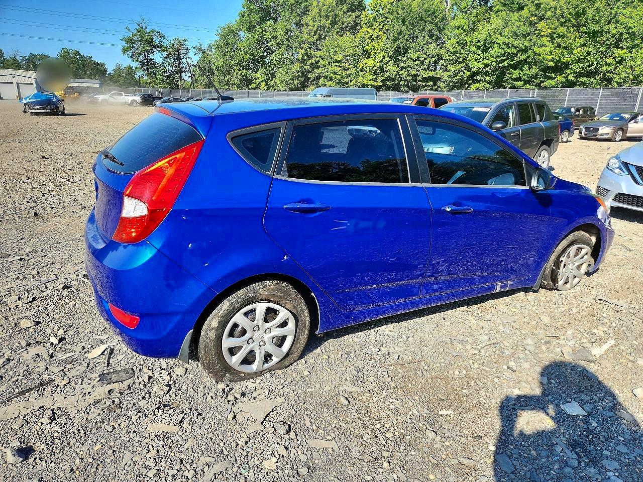 2013 Hyundai Accent Gs Синий vin: KMHCT5AE5DU097802