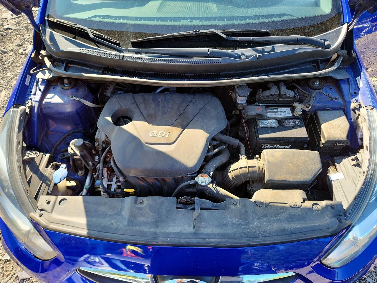 2013 Hyundai Accent Gs Синий vin: KMHCT5AE5DU097802