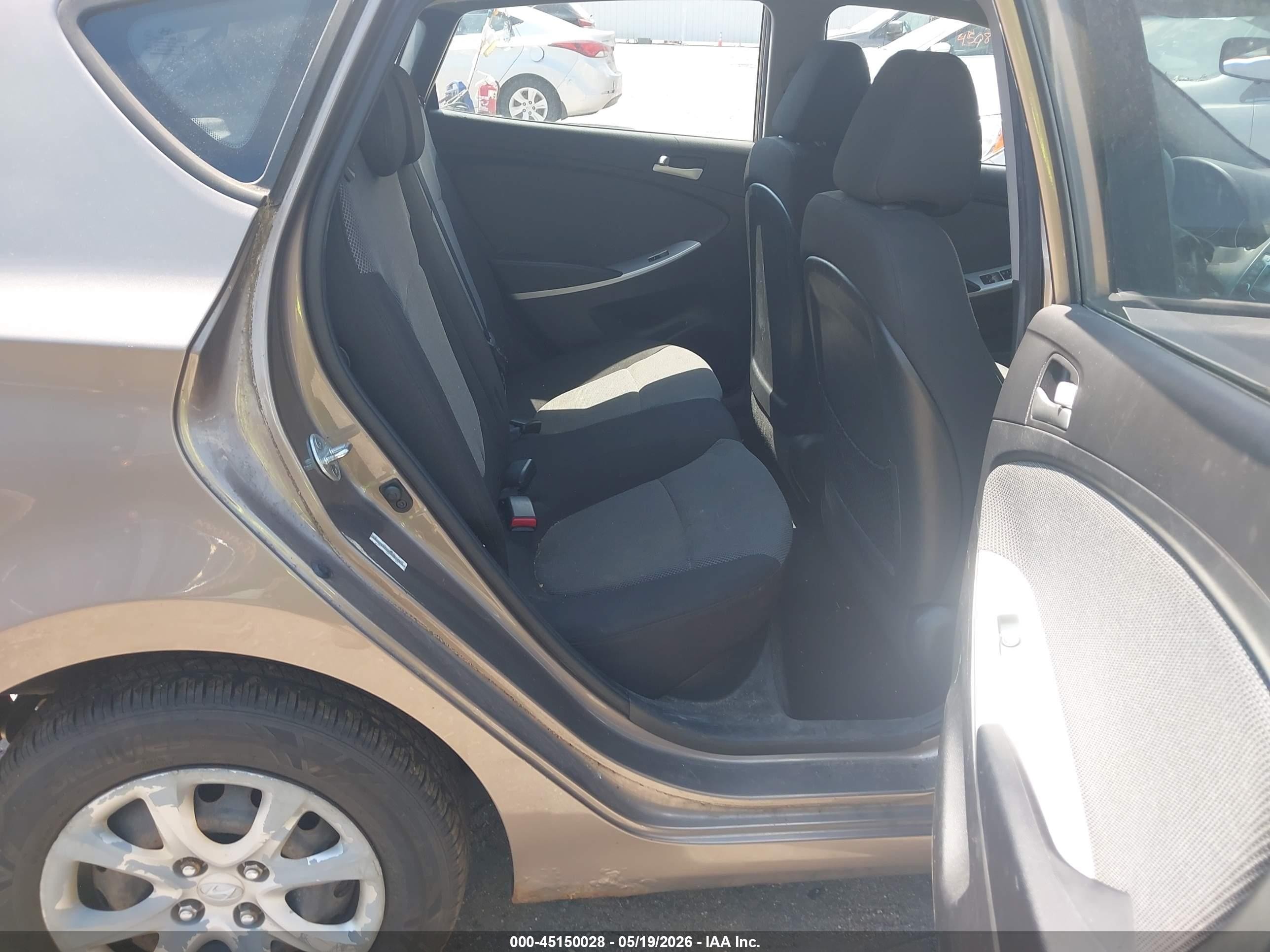 2013 Hyundai Accent Gs Brown vin: KMHCT5AE5DU098741