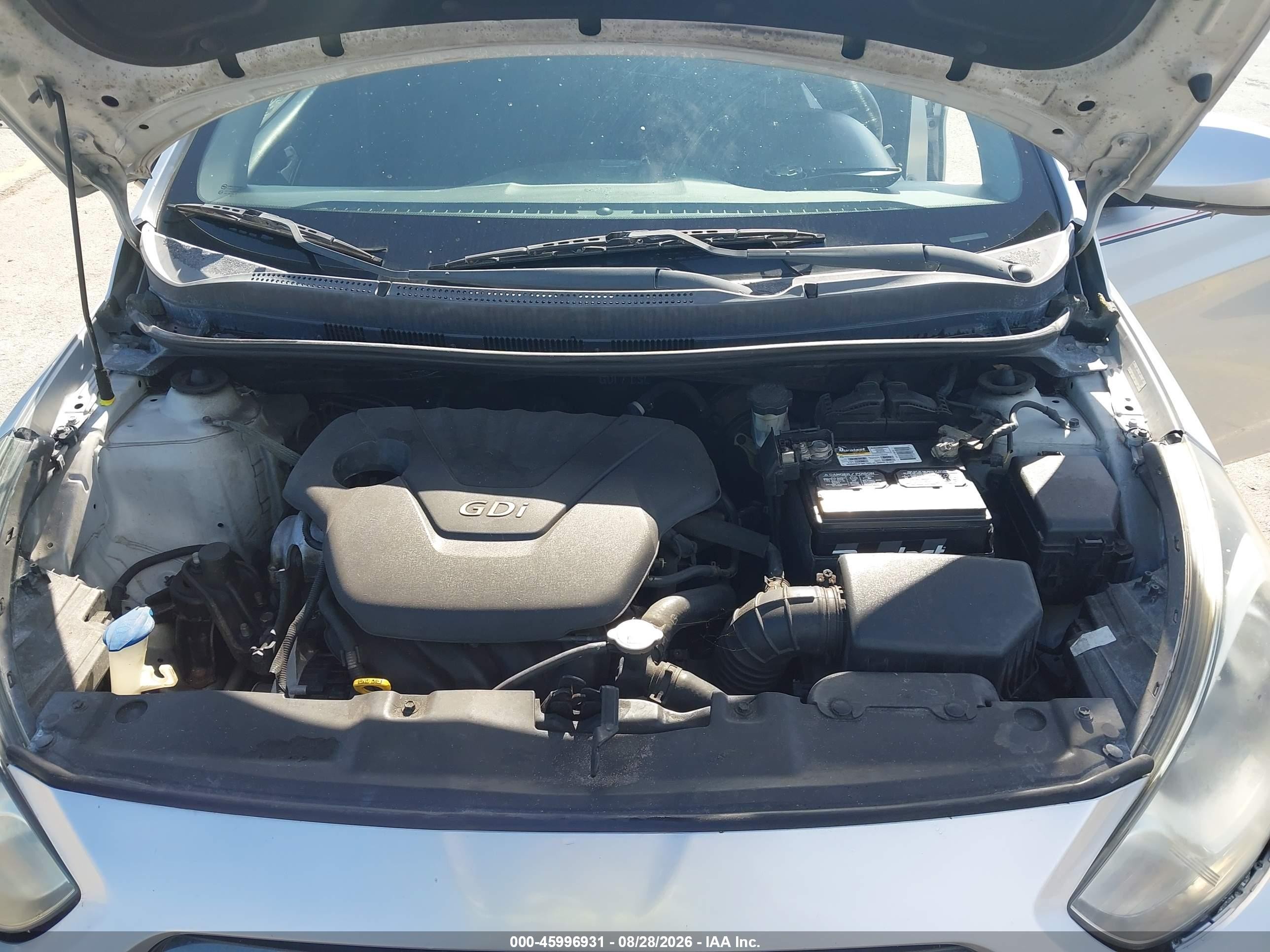 2013 Hyundai Accent Gs Gray vin: KMHCT5AE5DU109804
