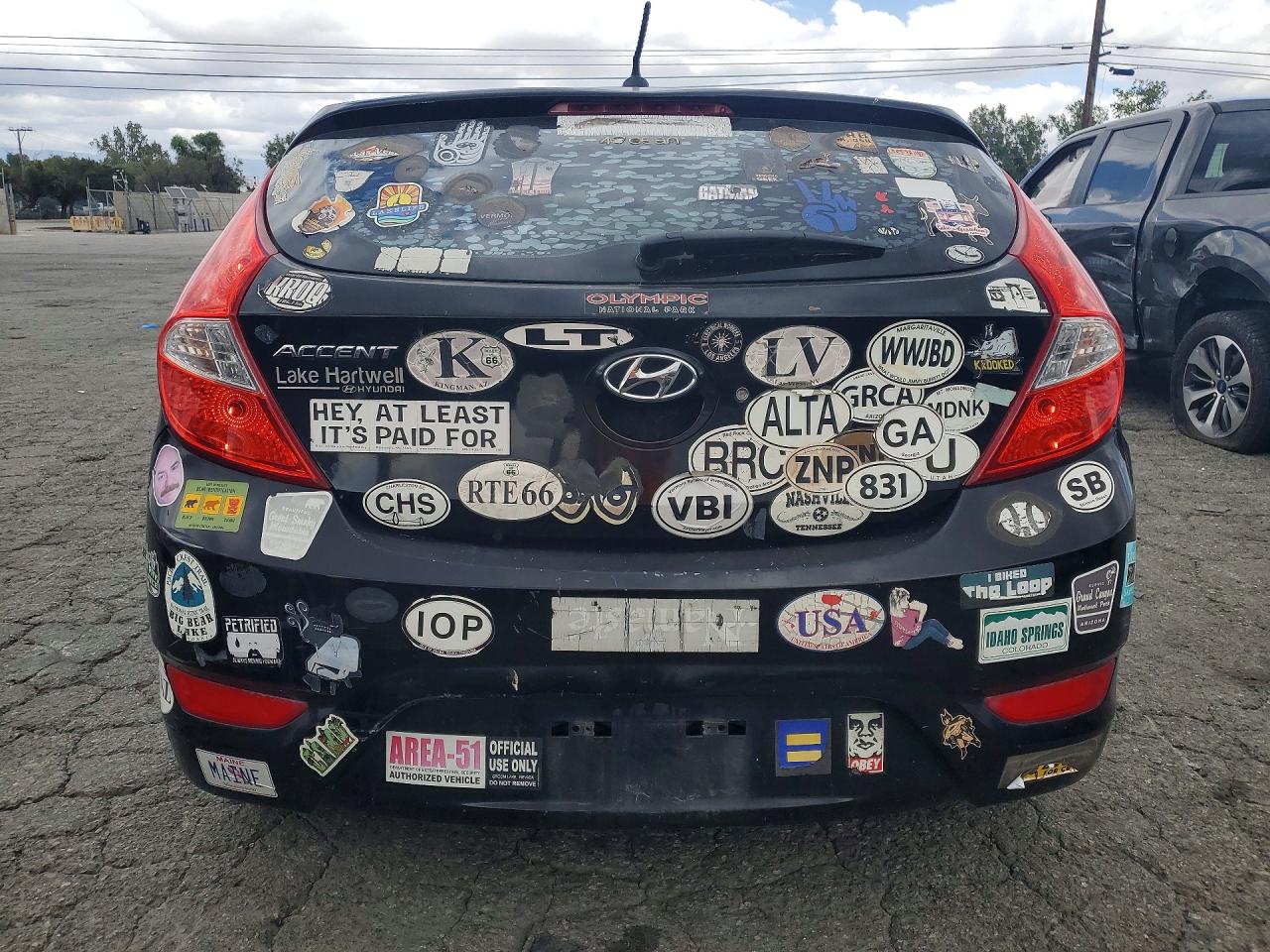 2013 Hyundai Accent Gs Черный vin: KMHCT5AE5DU127428