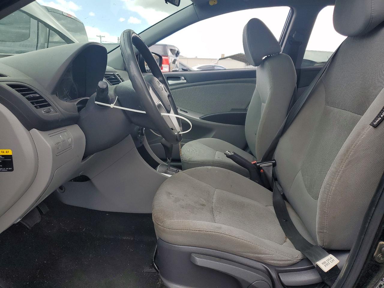 2013 Hyundai Accent Gs Черный vin: KMHCT5AE5DU127428